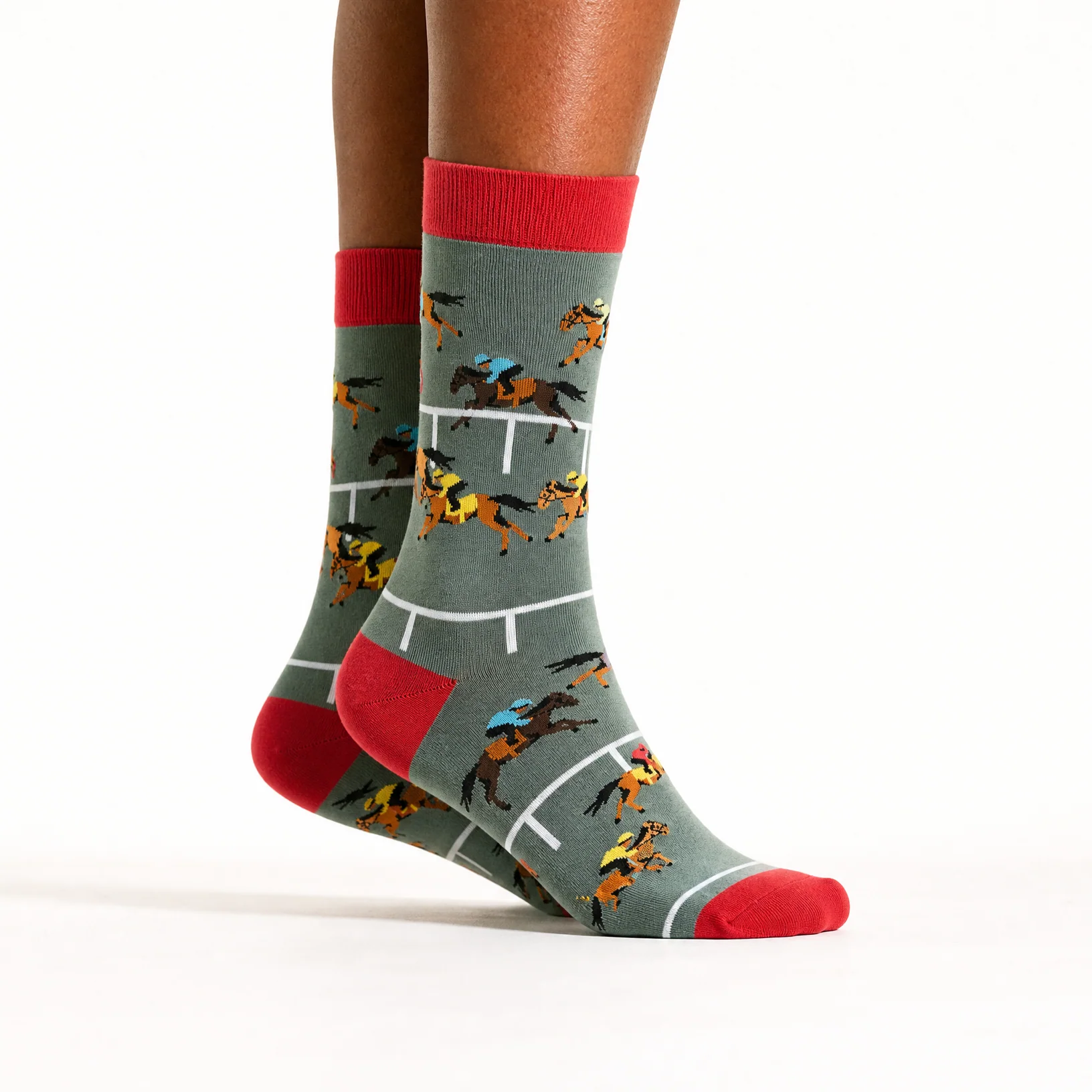 Horse Racing Socks - 1st Past the Post 2 - Image 5