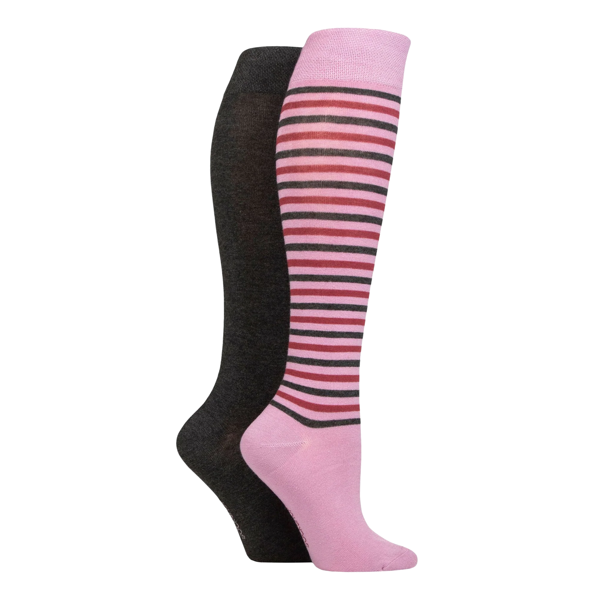 2-Pair Bamboo Knee High Socks - Image 4