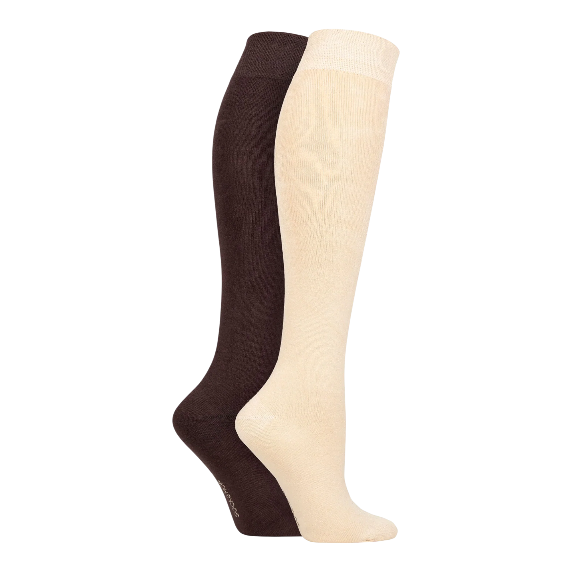 2-Pair Bamboo Knee High Socks - Image 8