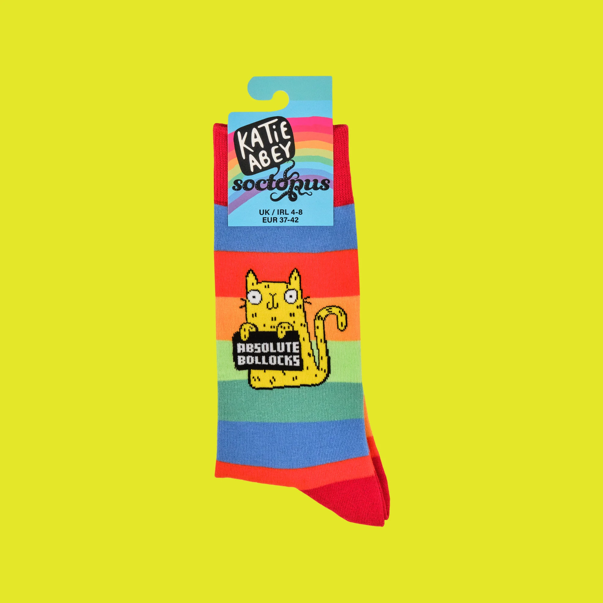Absolute Bollocks Socks - Socktopus x Katie Abey - Image 4