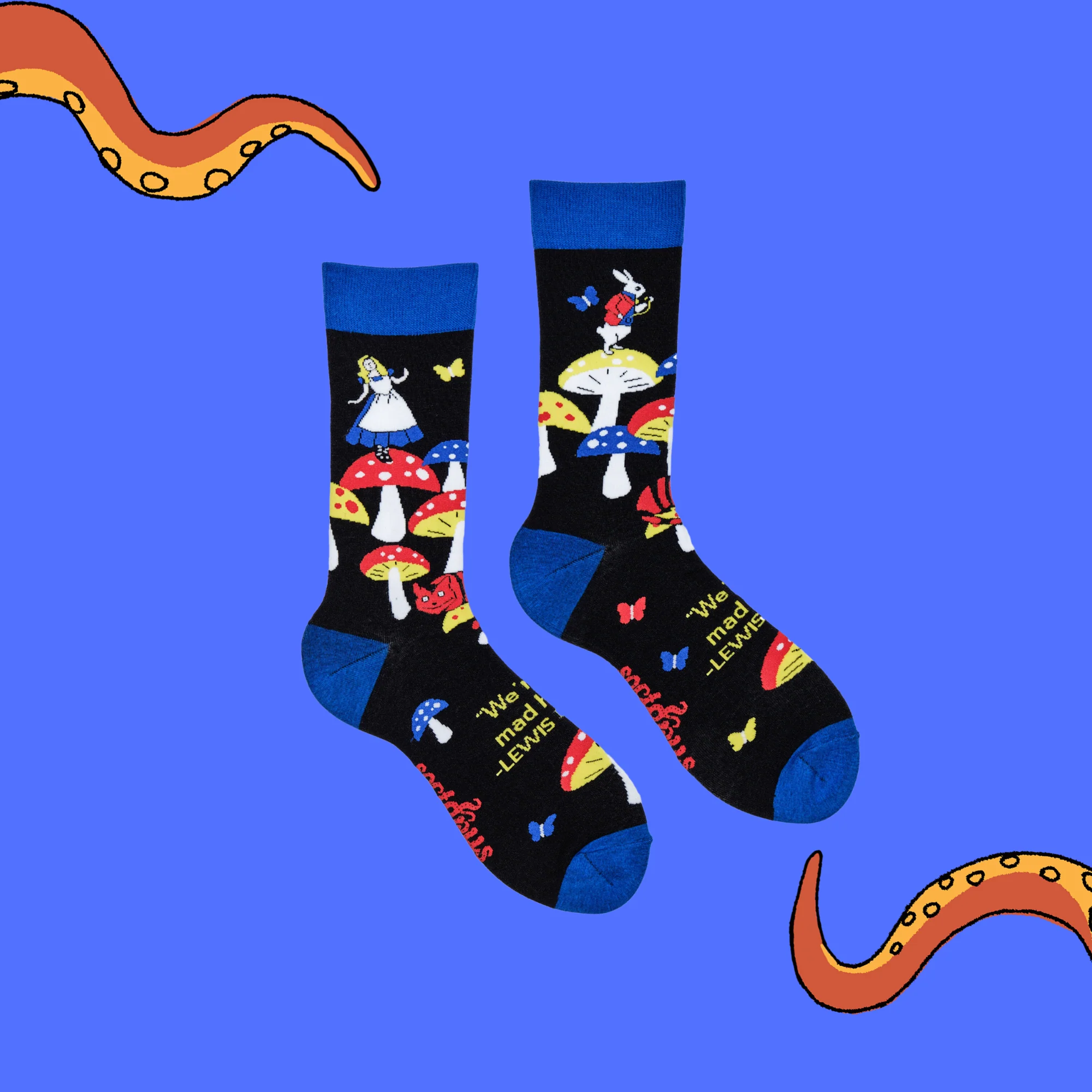 Alice in Wonderland Socks - Where's Wonder Land? - Image 3