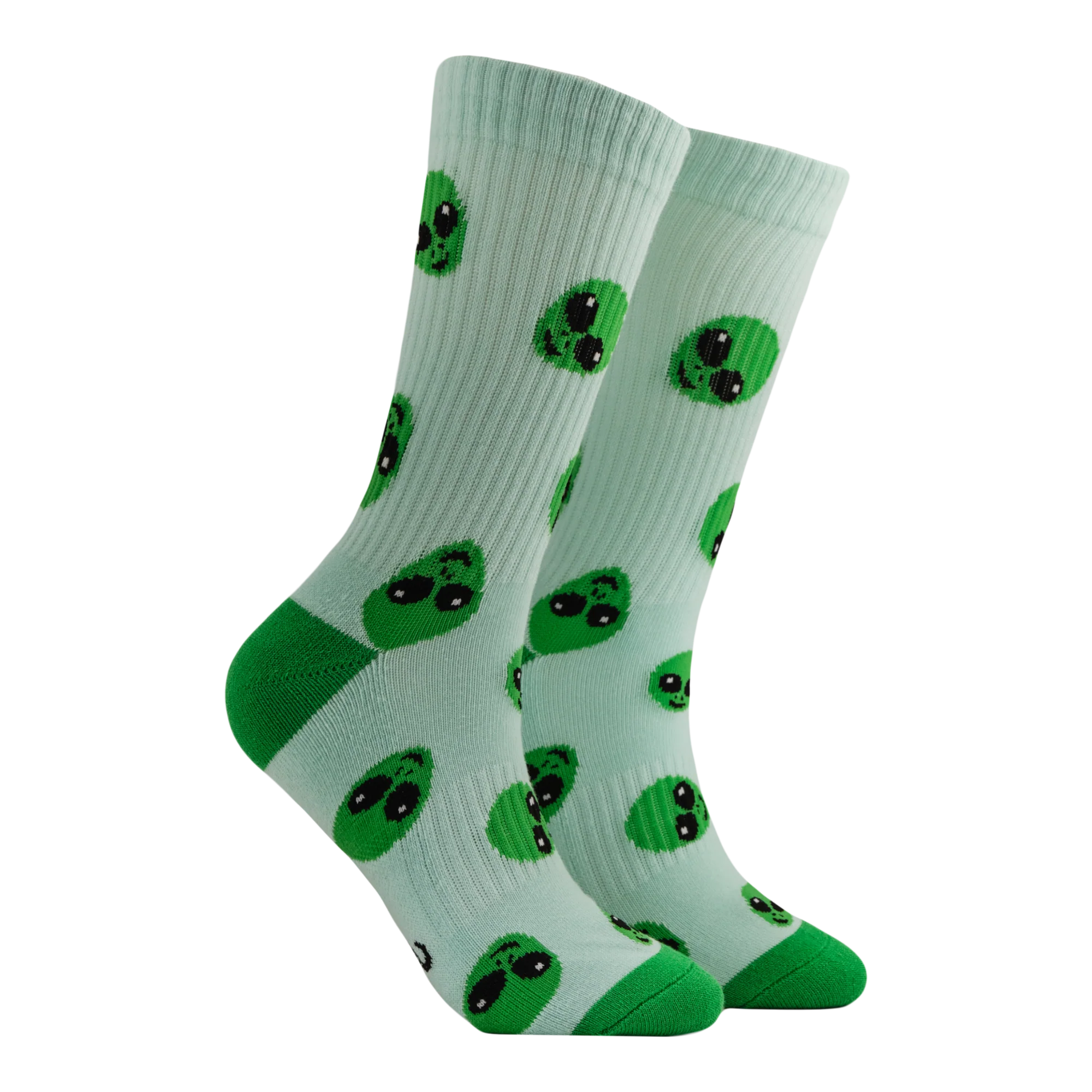 Alien Heads Athletic Socks
