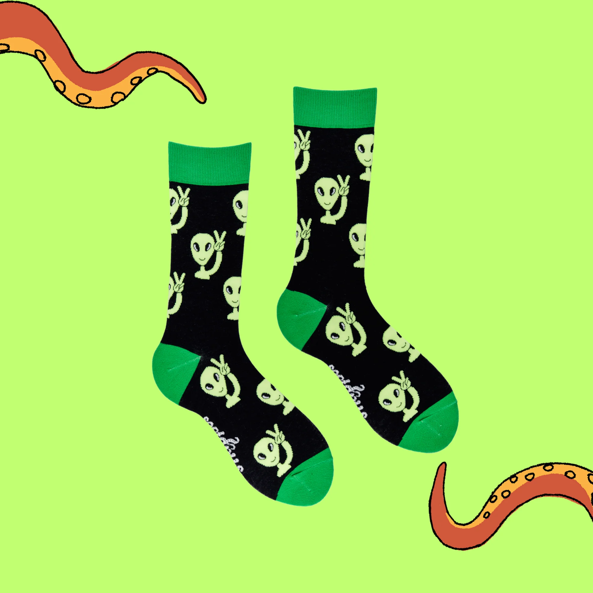 Alien Socks - Peaceman - Image 3