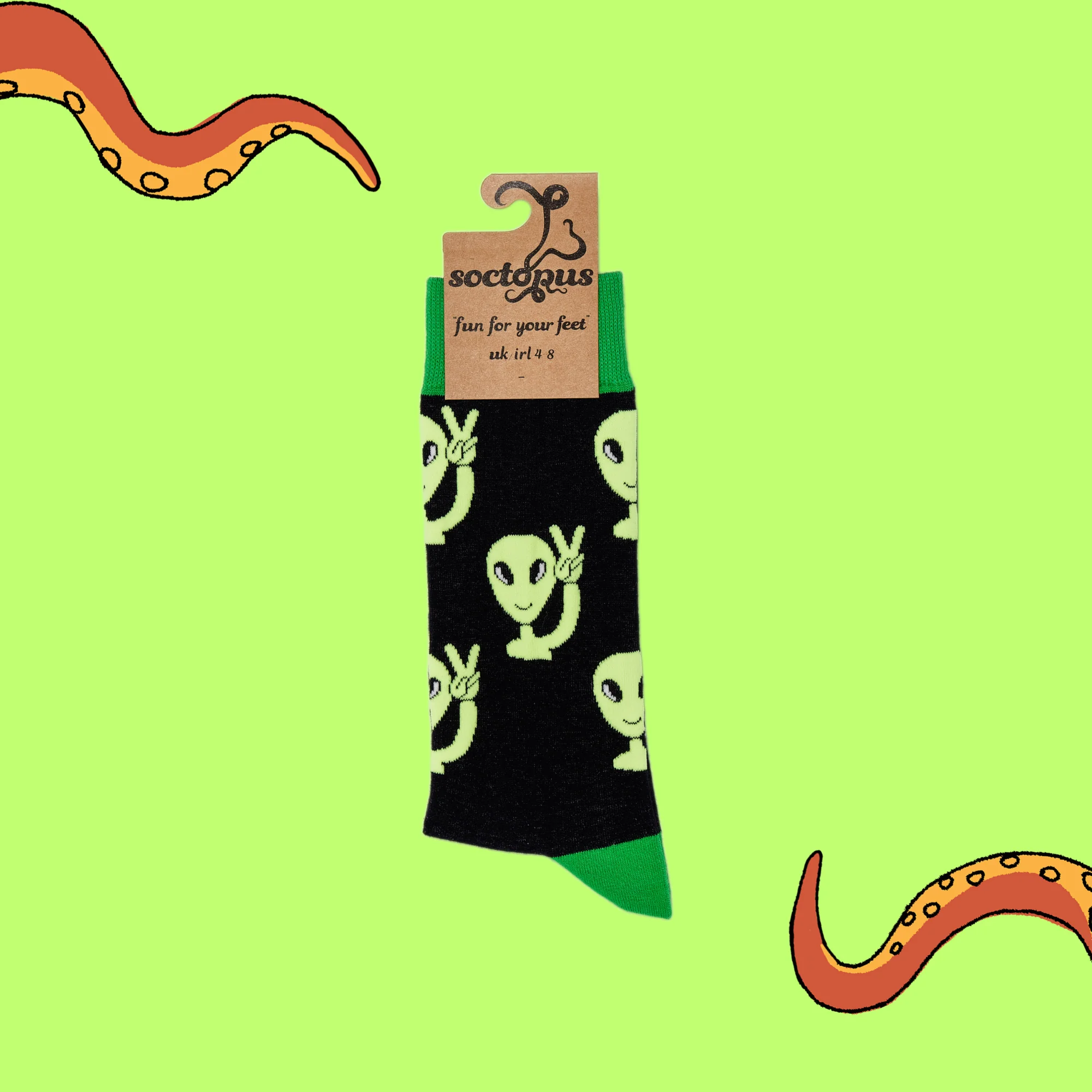 Alien Socks - Peaceman - Image 4