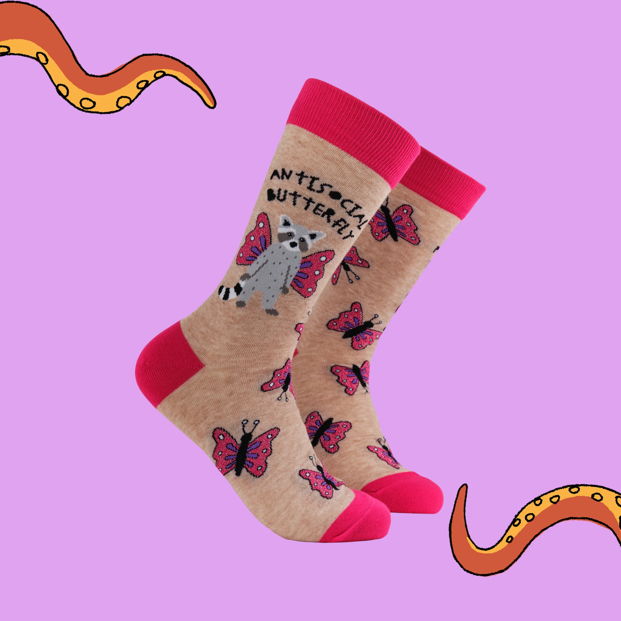 Antisocial Butterfly Socks - Image 2