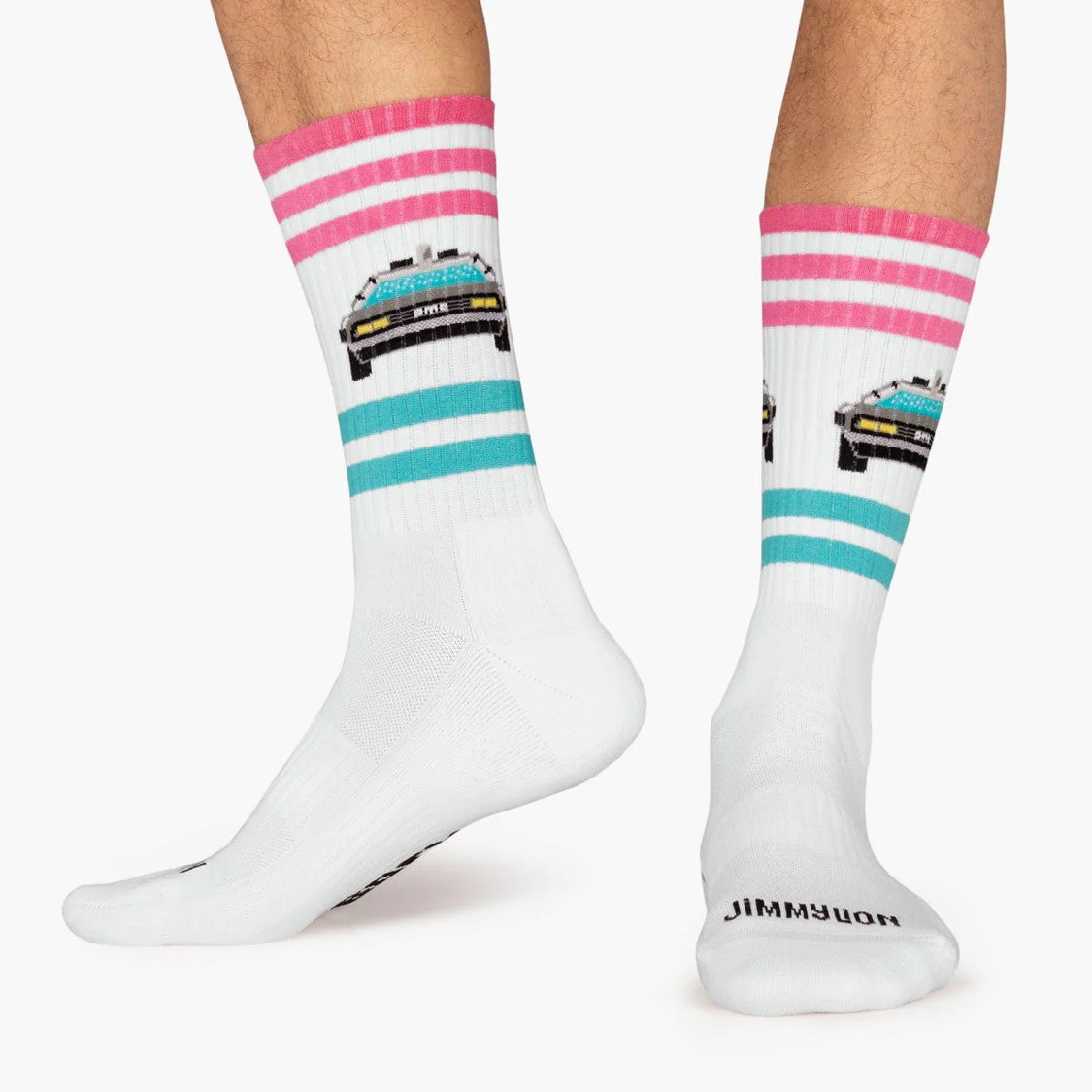 Back to the Future Delorean Athletic Socks - Image 3