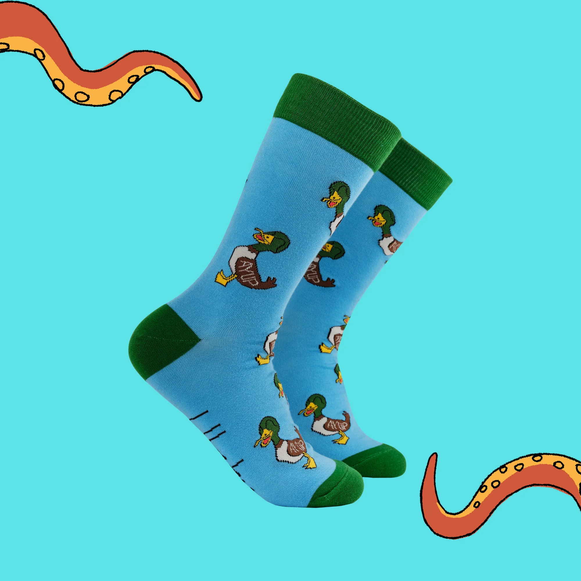 Aye Up Duck Socks - Luke Horton X Socktopus - Image 2