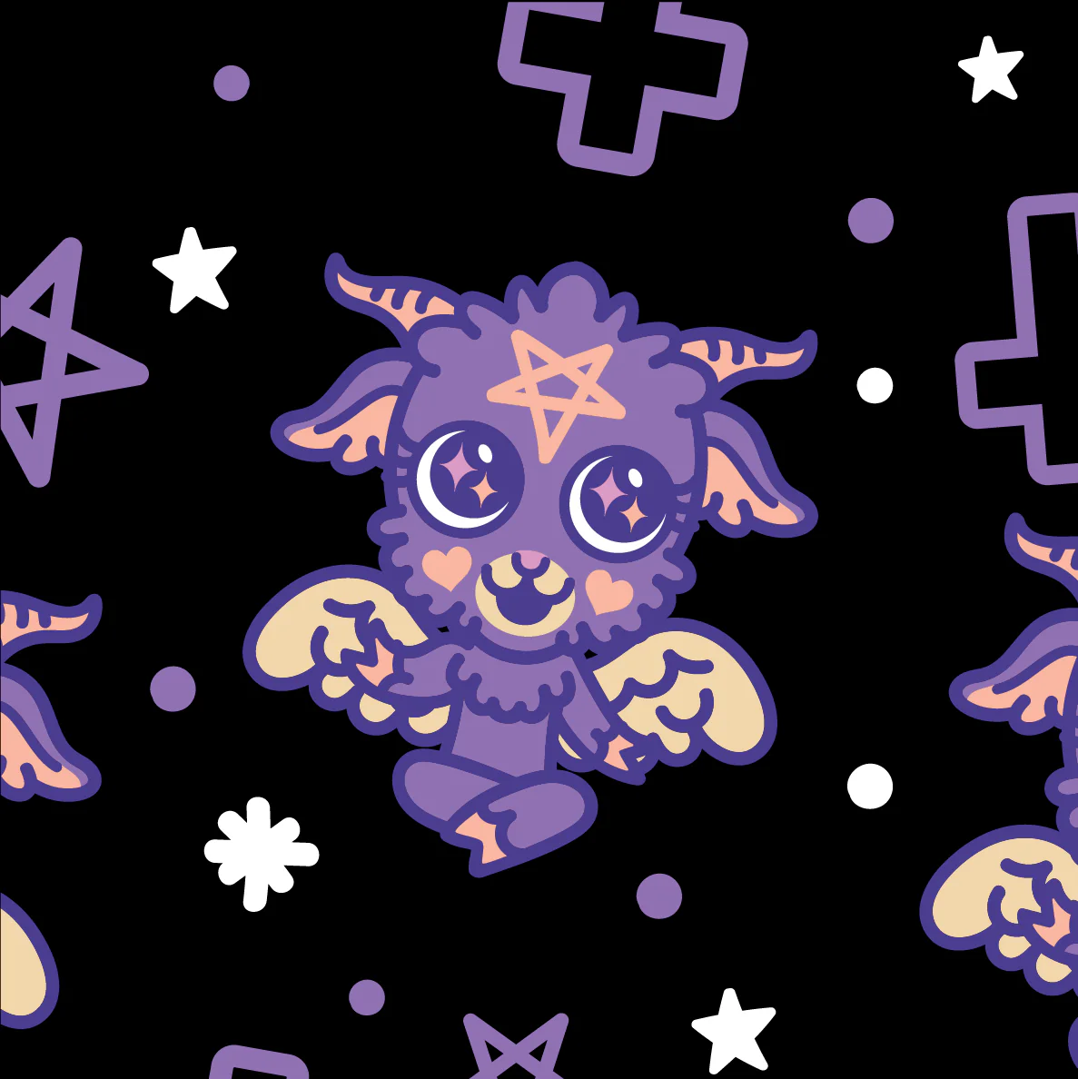 Baby Baphomet Socks - Image 3