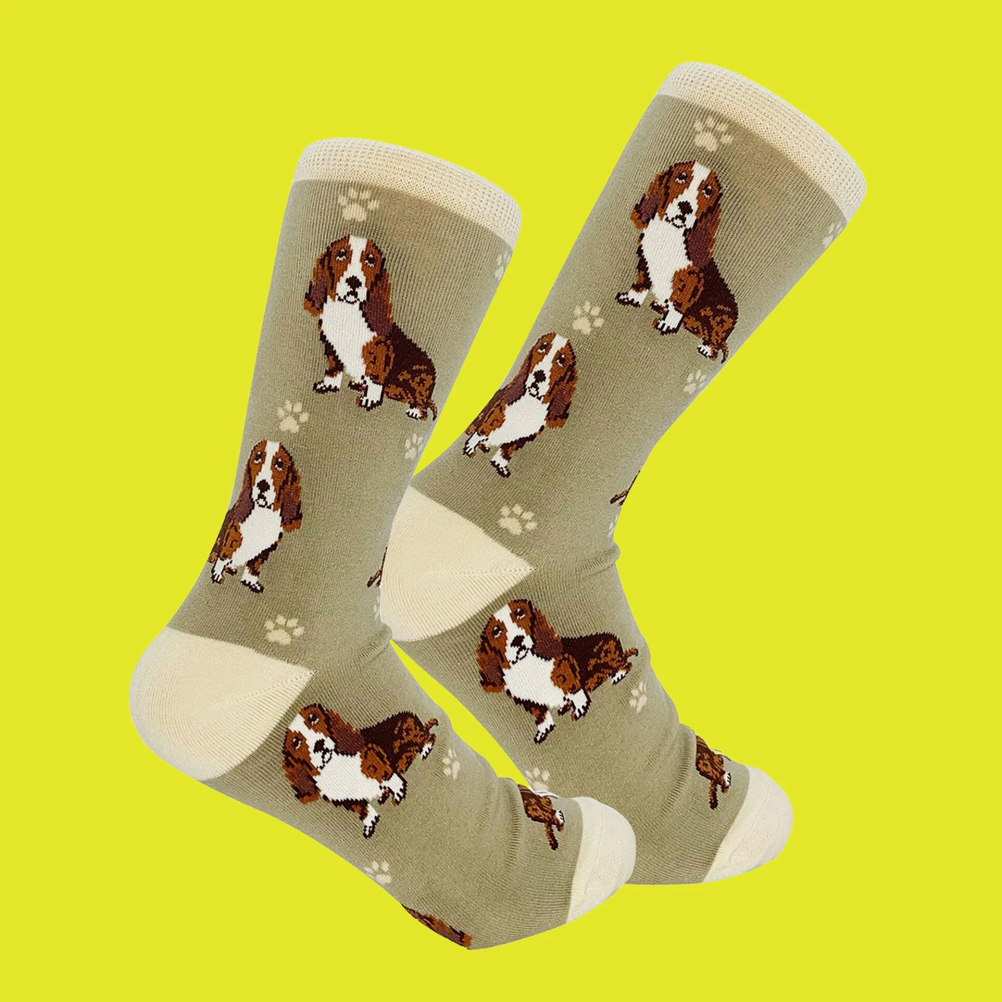 Basset Hound Dog Full Body Socks - Image 2