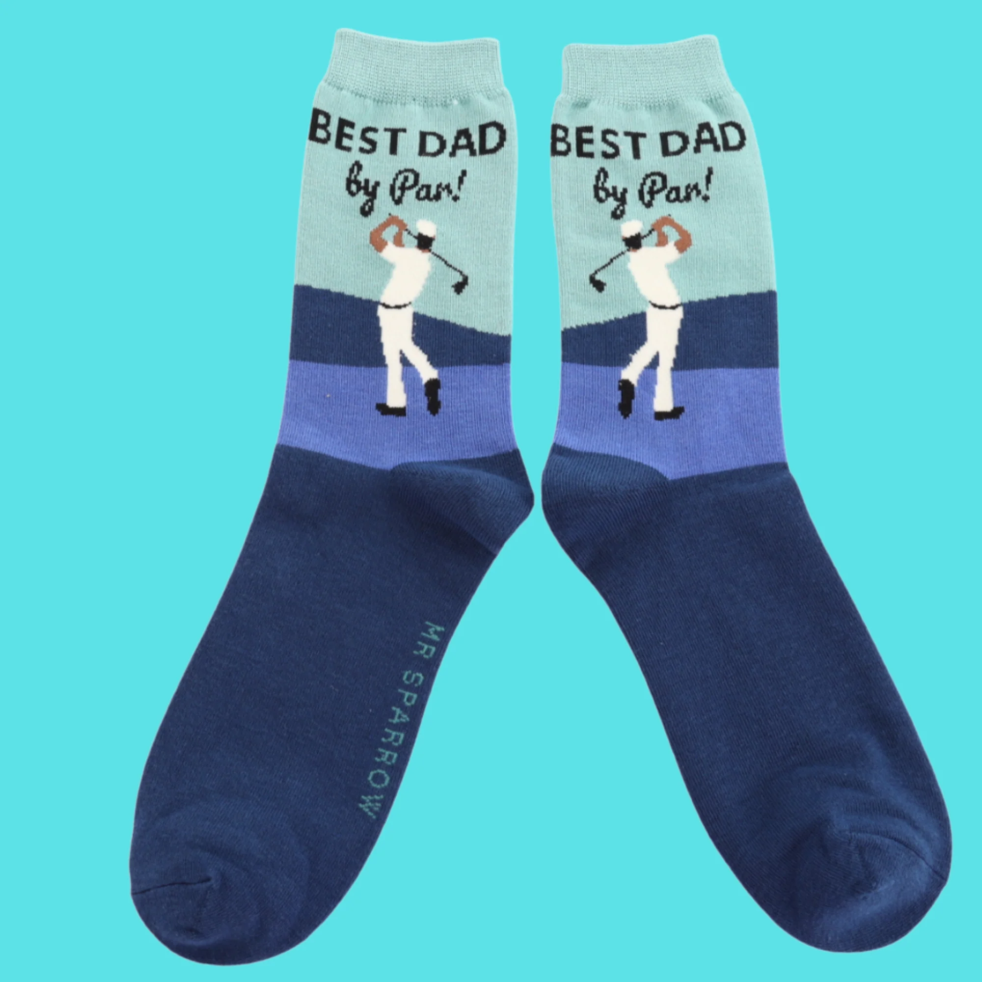 Best Dad Golfer Bamboo Socks - Miss Sparrow - Image 2