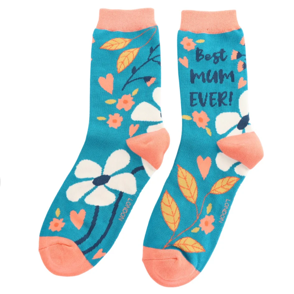 Bamboo Socks - Best Mum Ever - Miss Sparrow - Image 4