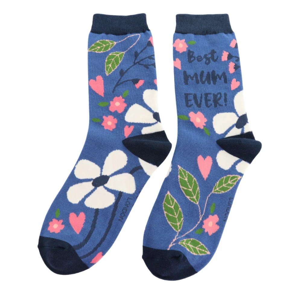 Bamboo Socks - Best Mum Ever - Miss Sparrow - Image 5