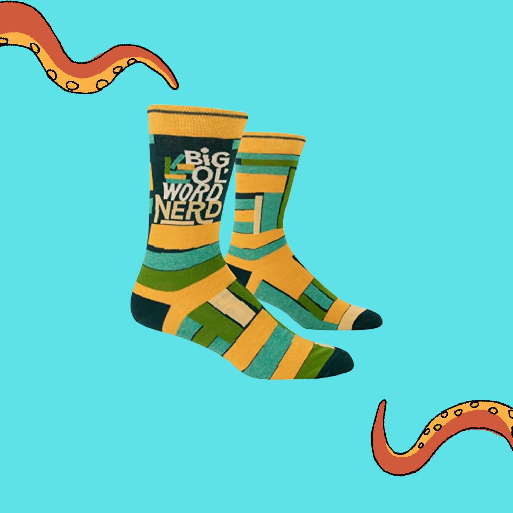 Big 'Ol Word Nerd Socks - Image 2
