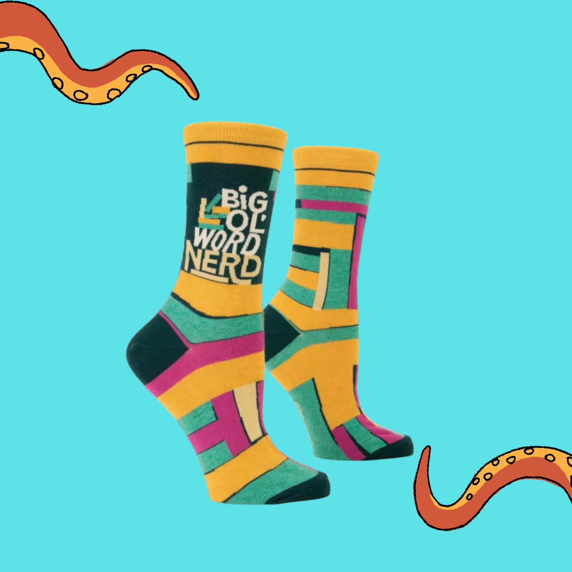Big 'Ol Word Nerd Socks - Image 3