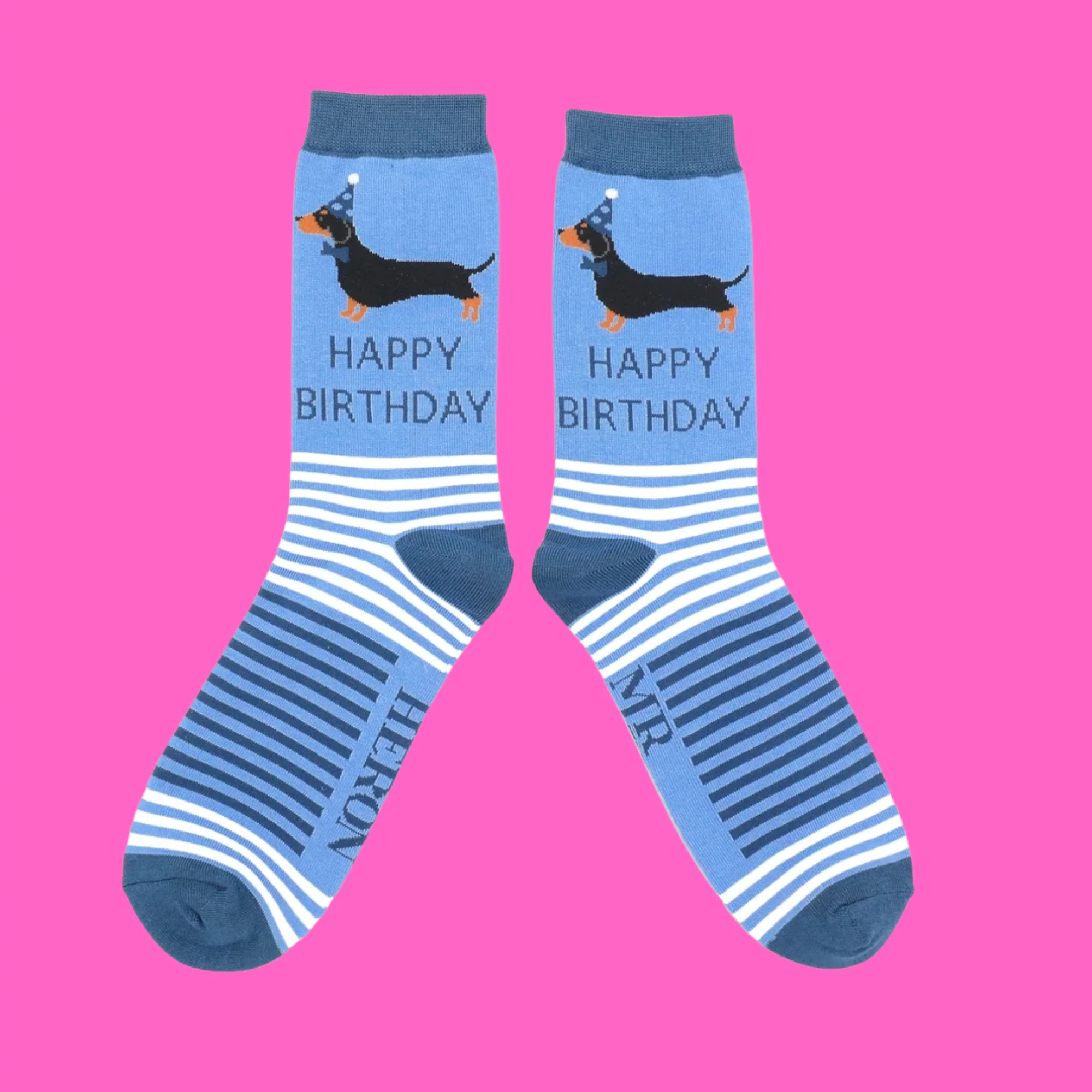 Birthday Sausage Dogs Bamboo Socks - Miss Sparrow - Image 4