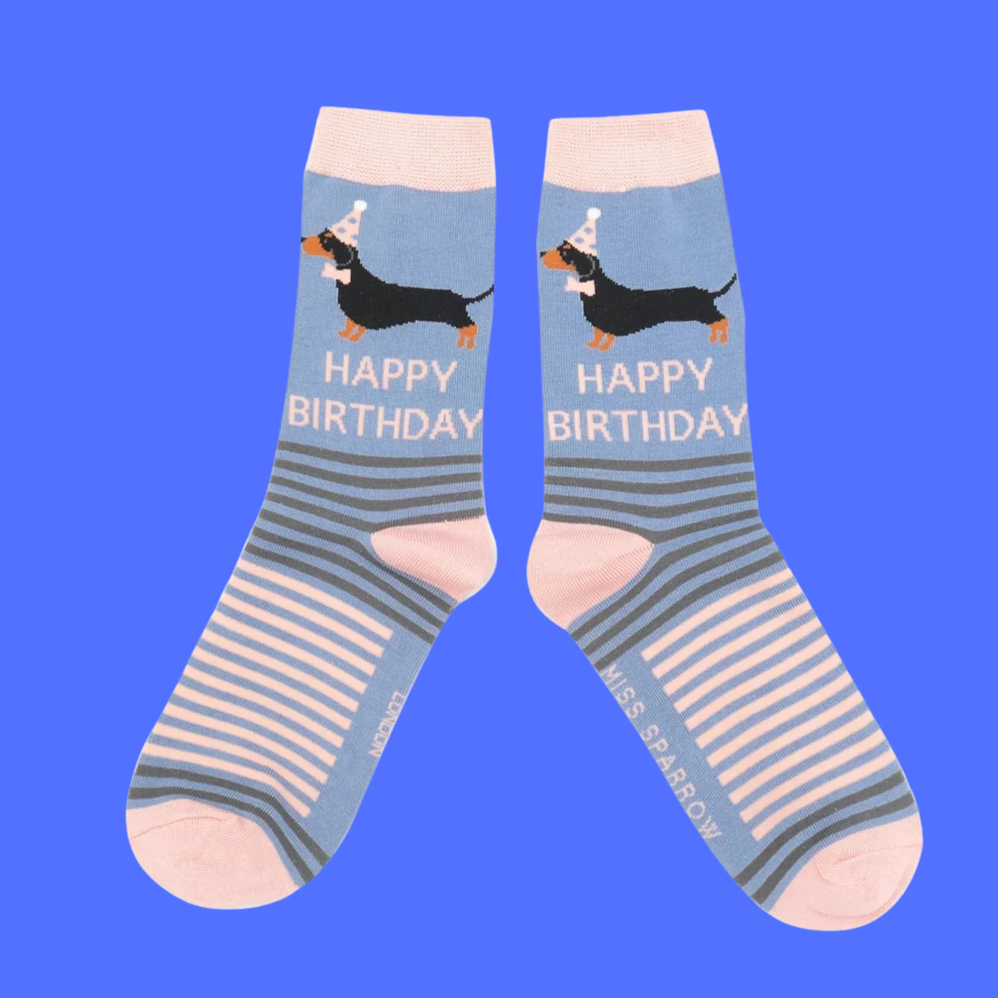 Birthday Sausage Dogs Bamboo Socks - Miss Sparrow - Image 5