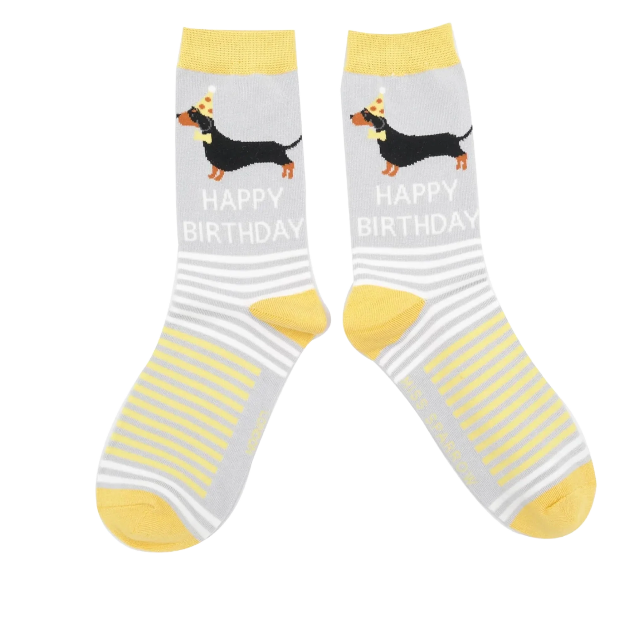 Birthday Sausage Dogs Bamboo Socks - Miss Sparrow - Image 6