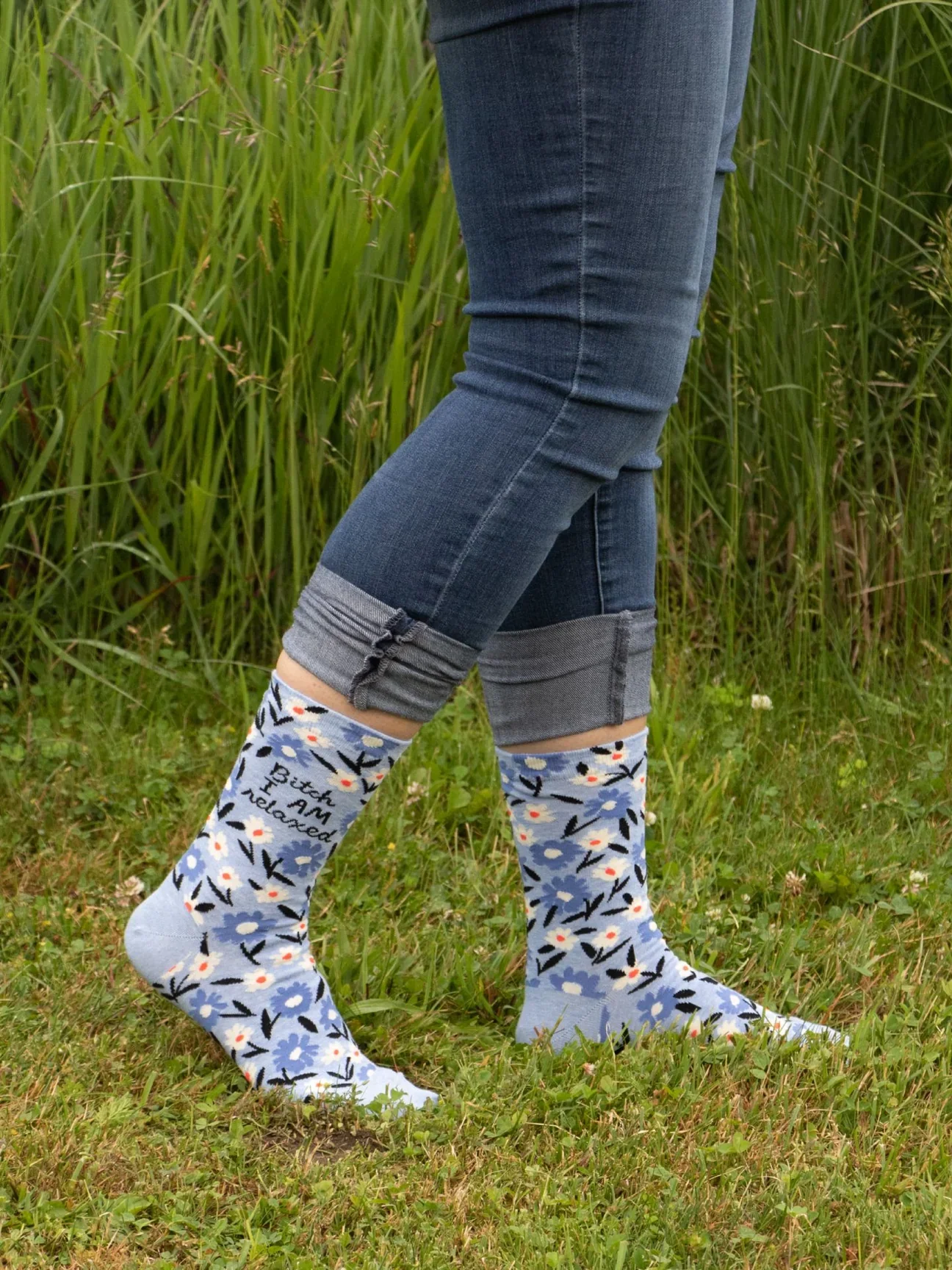 B**ch I Am Relaxed Socks - Image 3