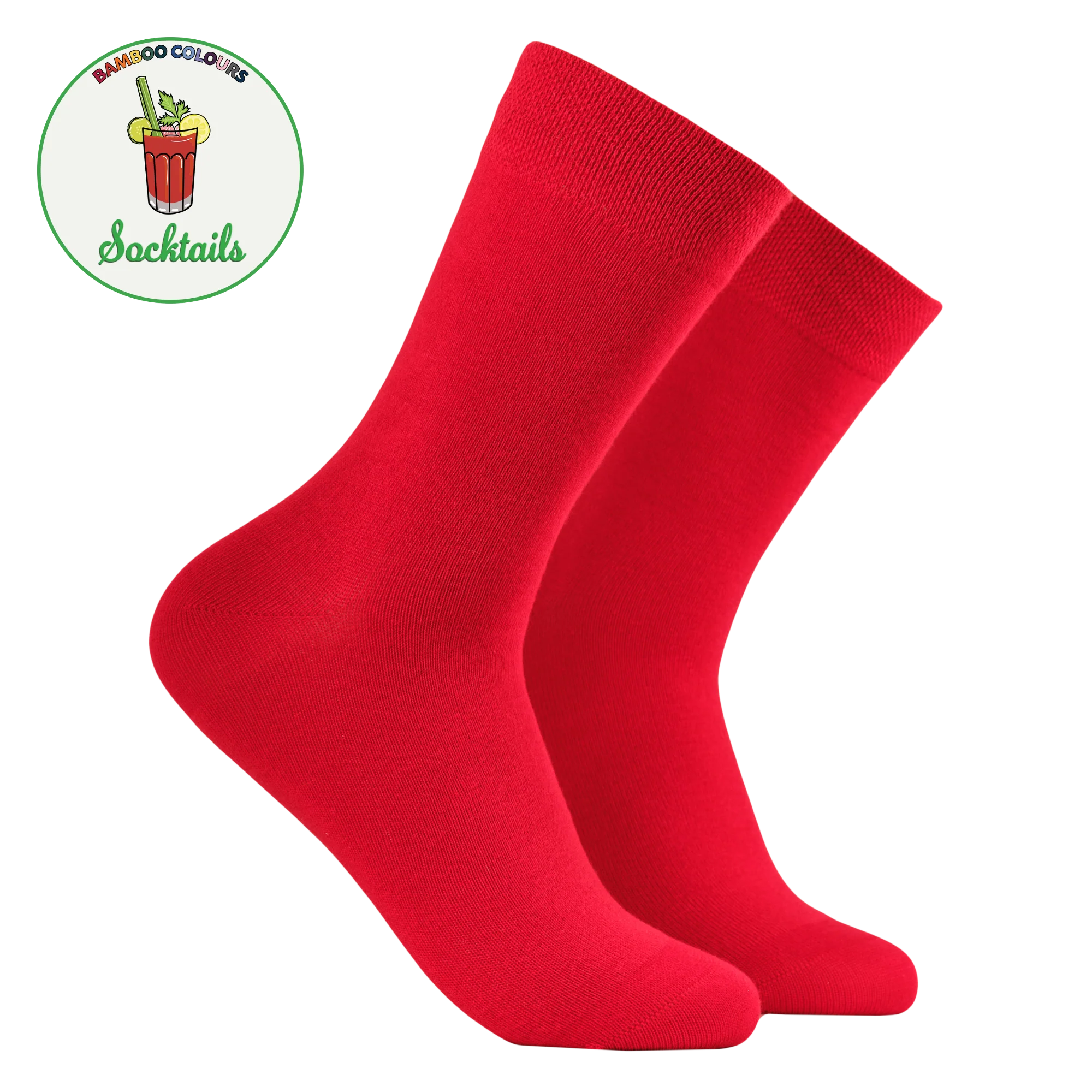 Bamboo Socks - Socktails - Bloody Mary - RED