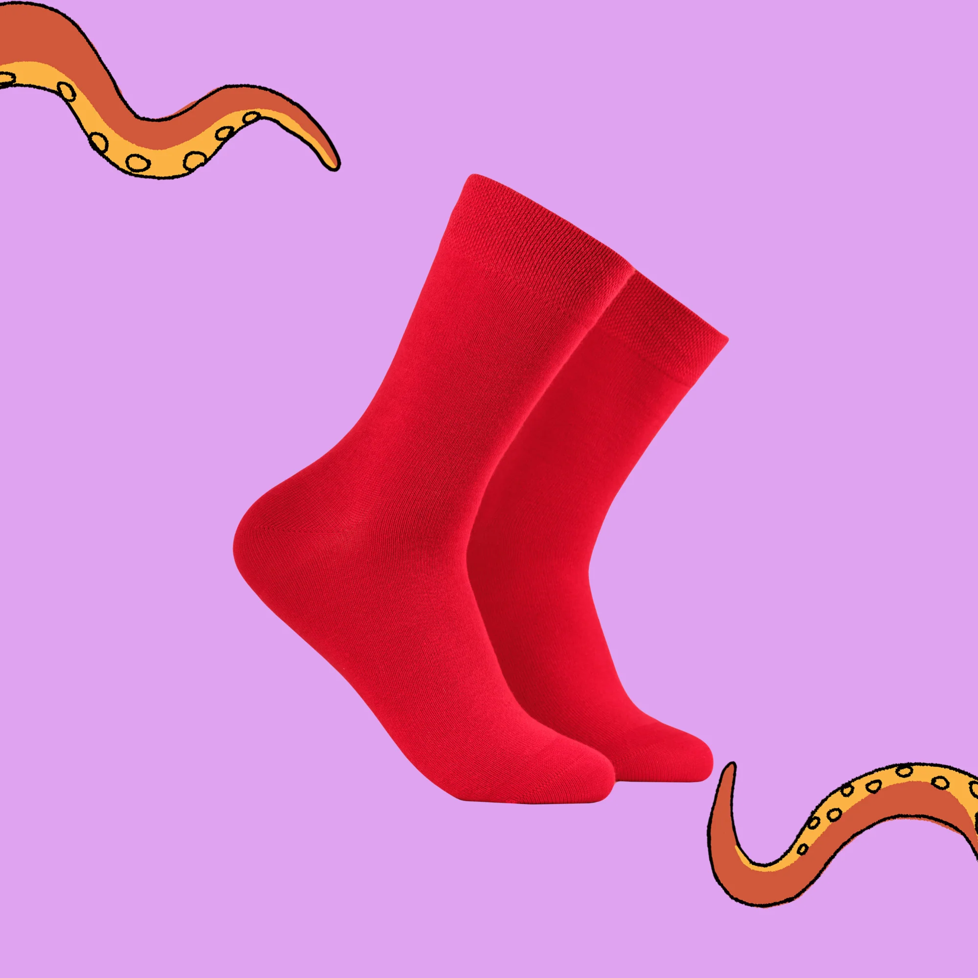Bamboo Socks - Socktails - Bloody Mary - RED - Image 2