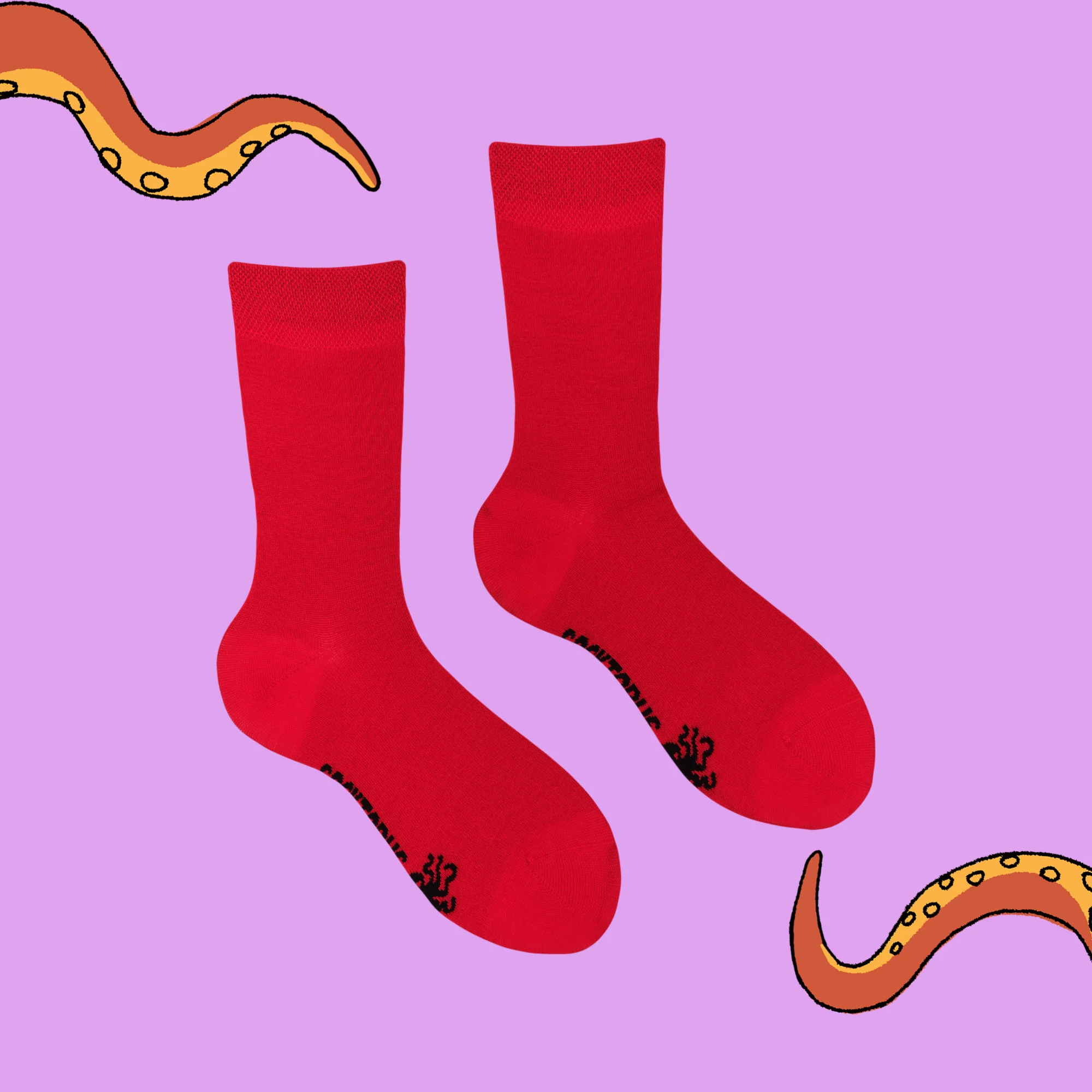 Bamboo Socks - Socktails - Bloody Mary - RED - Image 3