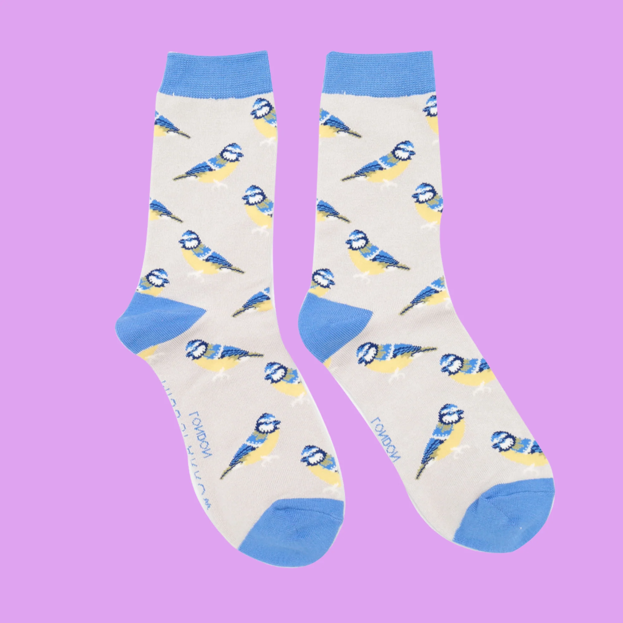 Bluetits Bamboo Socks - Miss Sparrow - Image 3