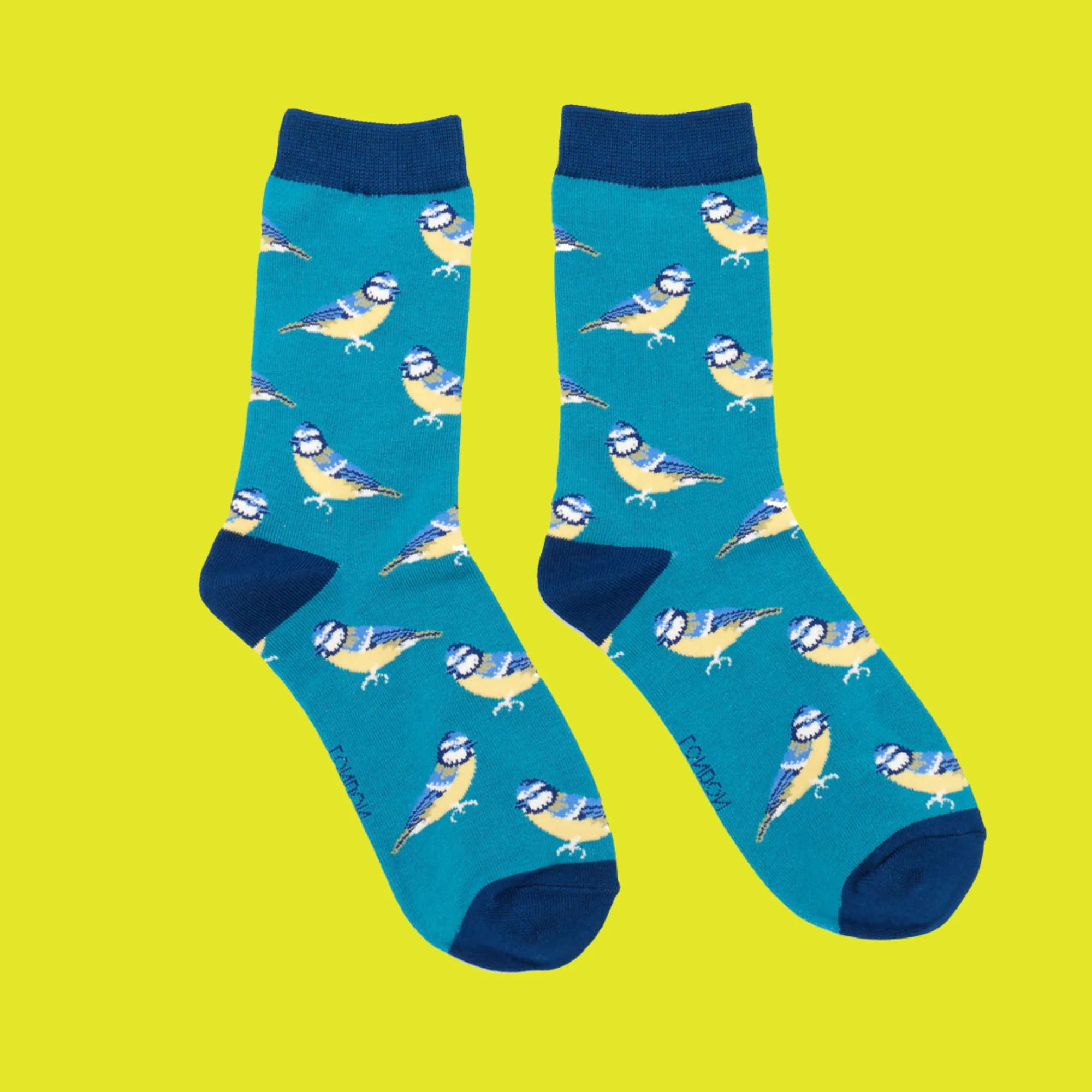 Bluetits Bamboo Socks - Miss Sparrow - Image 4