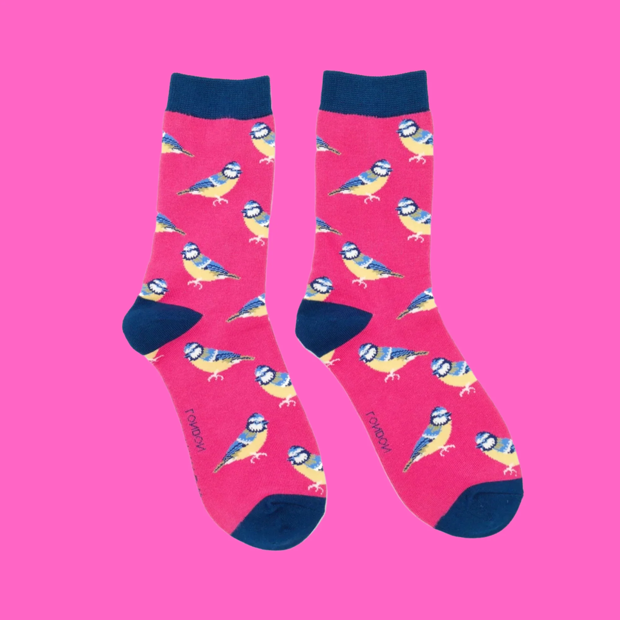 Bluetits Bamboo Socks - Miss Sparrow - Image 6