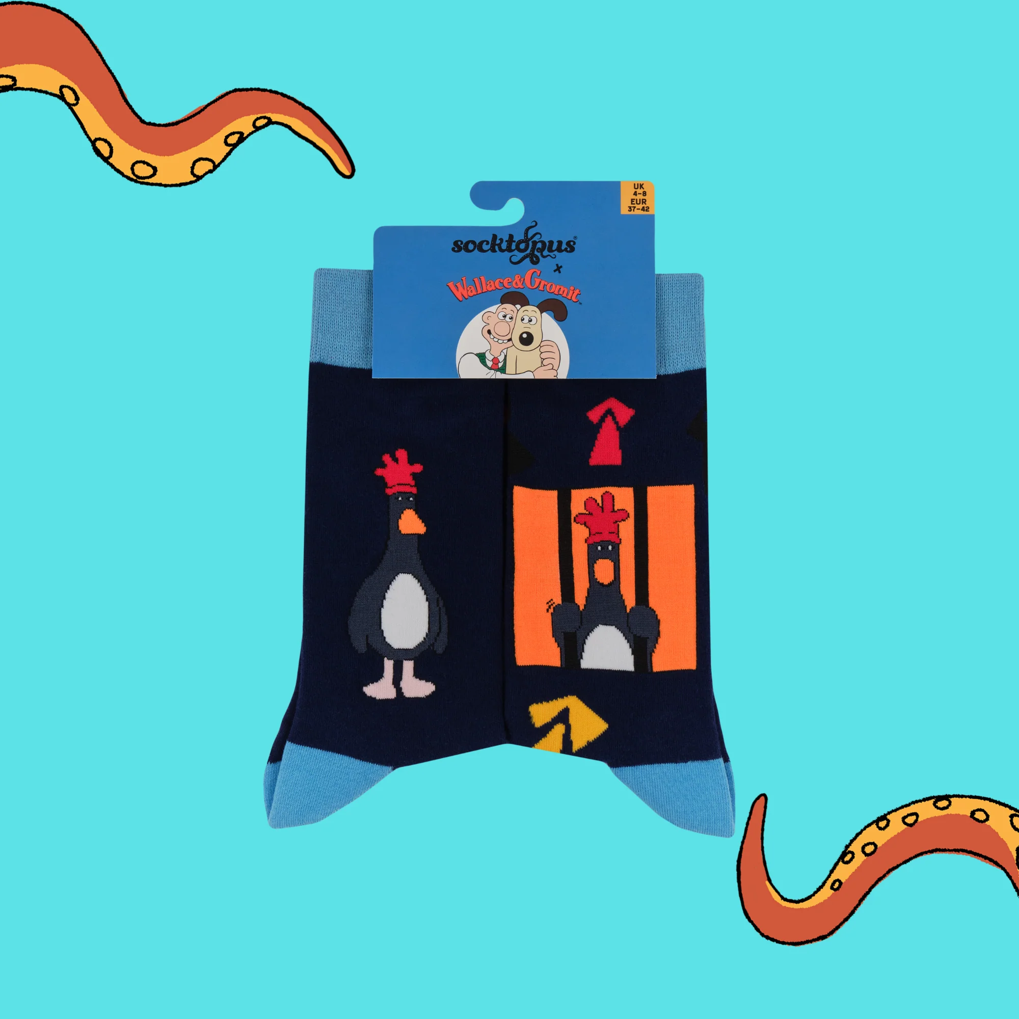 Break Out Feathers Socks - Socktopus X Wallace and Gromit - Image 8