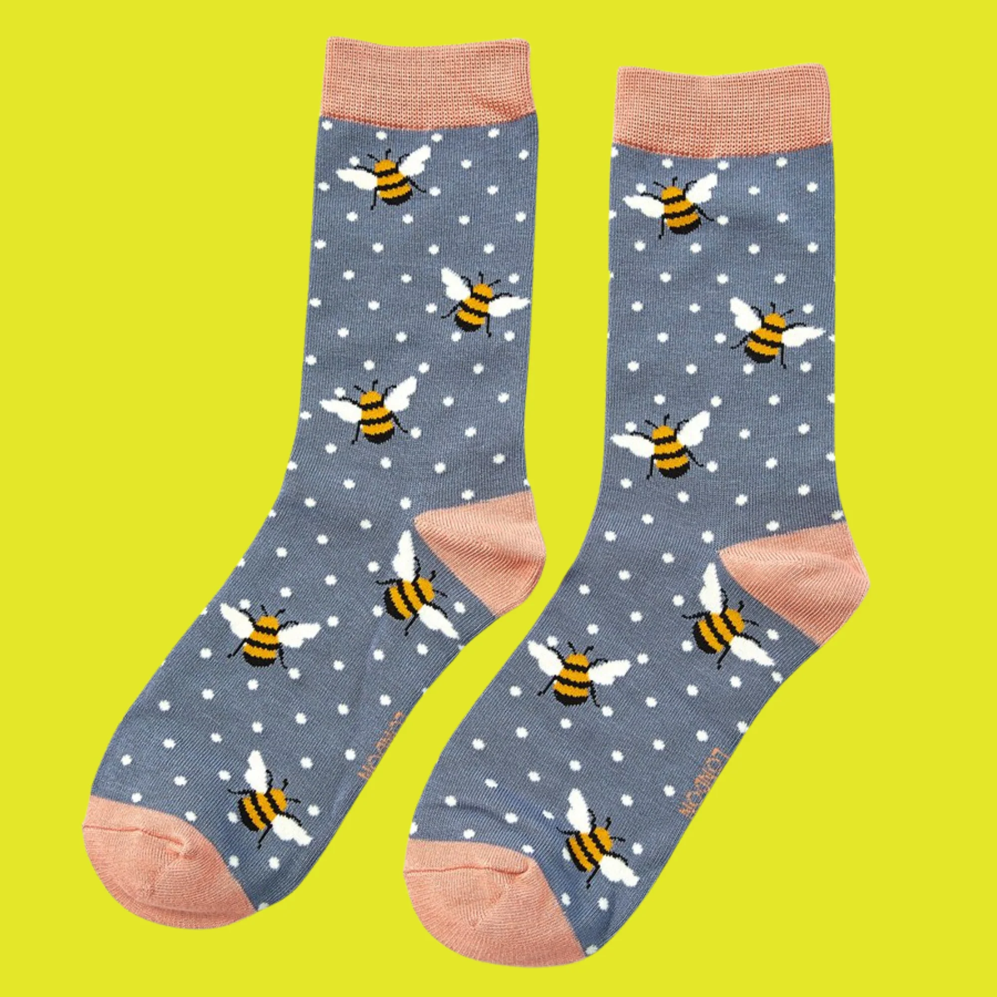 Bumble Bees Bamboo Socks - Miss Sparrow - Image 6