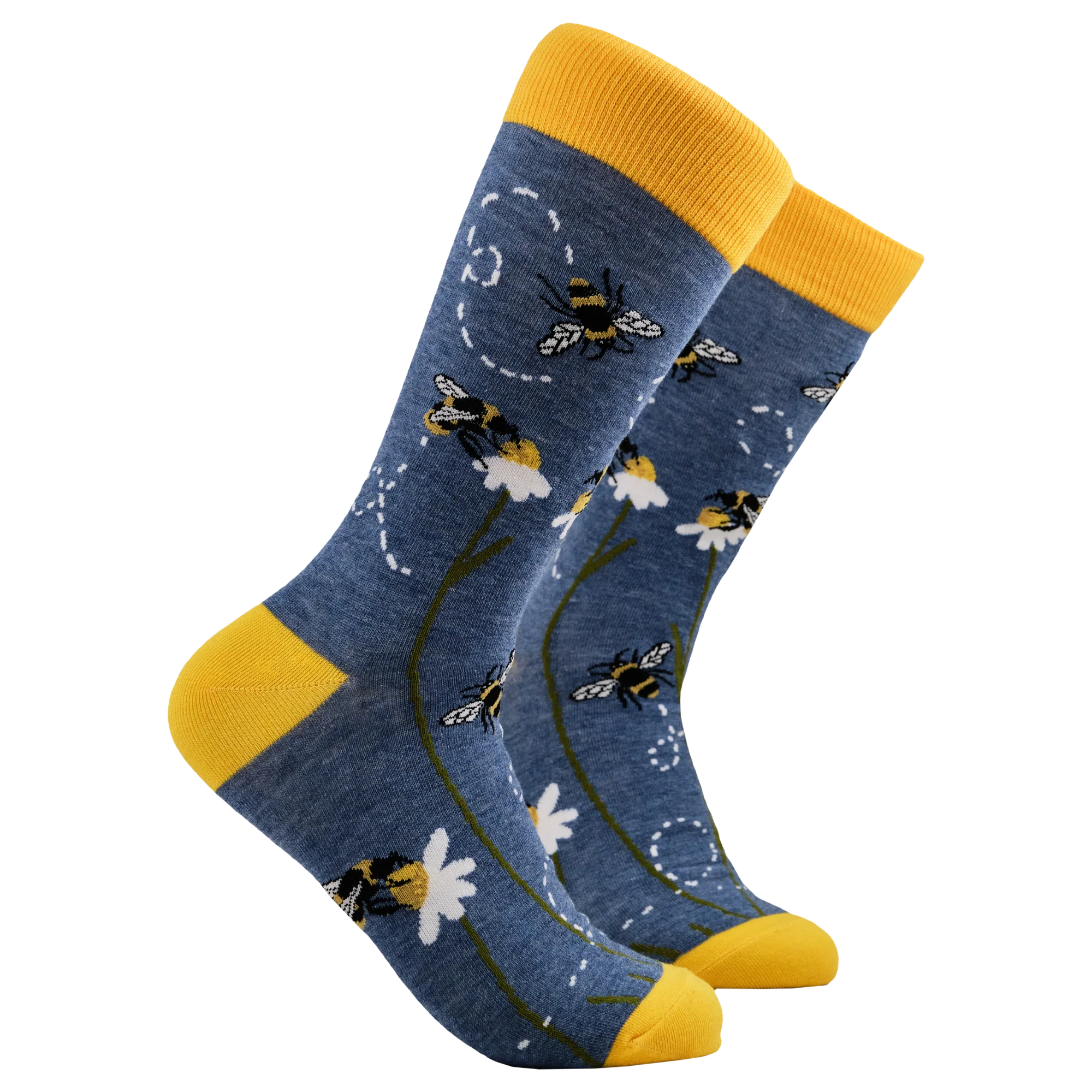 Bee and Daisy Socks - Bzzzz