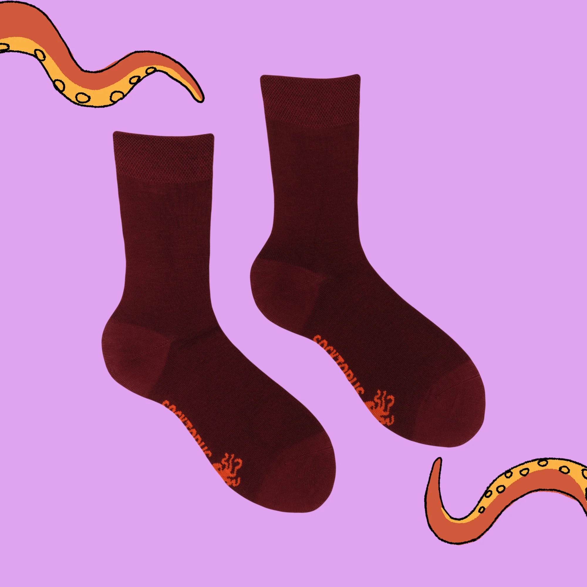 Bamboo Socks - Socktails - Cab Sav - RUBY - Image 3