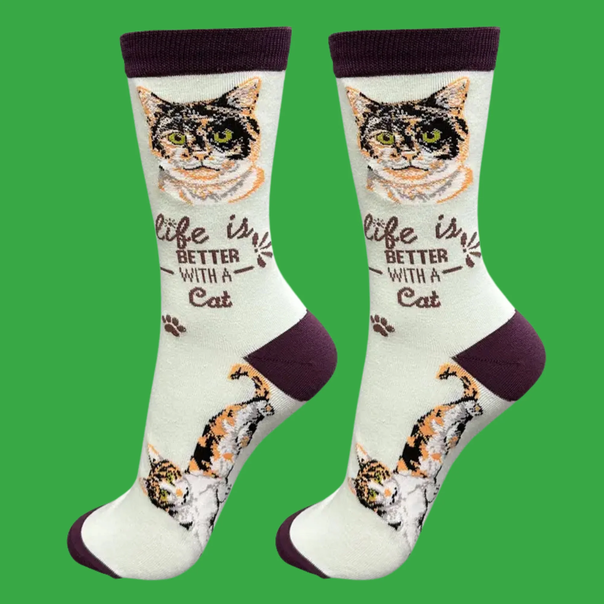 Life is Better with a Cat Socks - Image 2