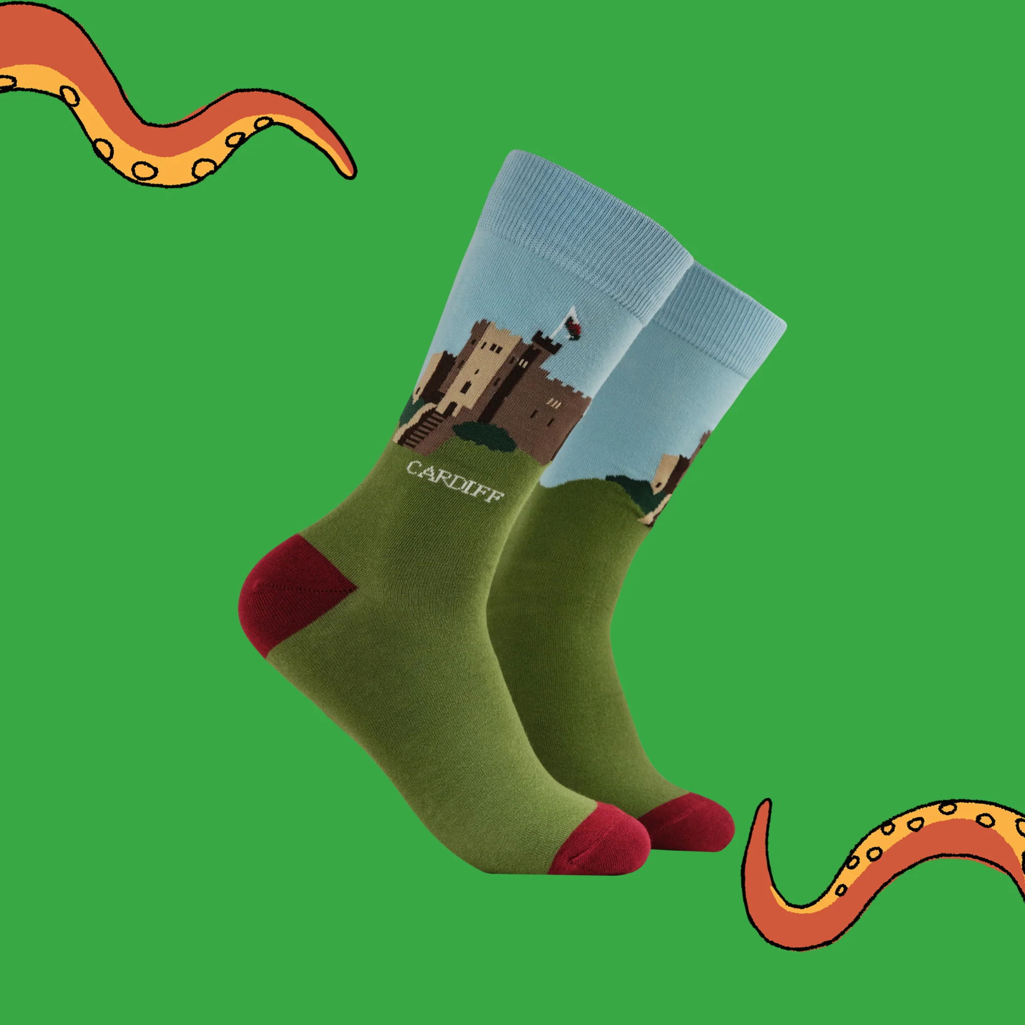 Cardiff Castle Socks - Image 2