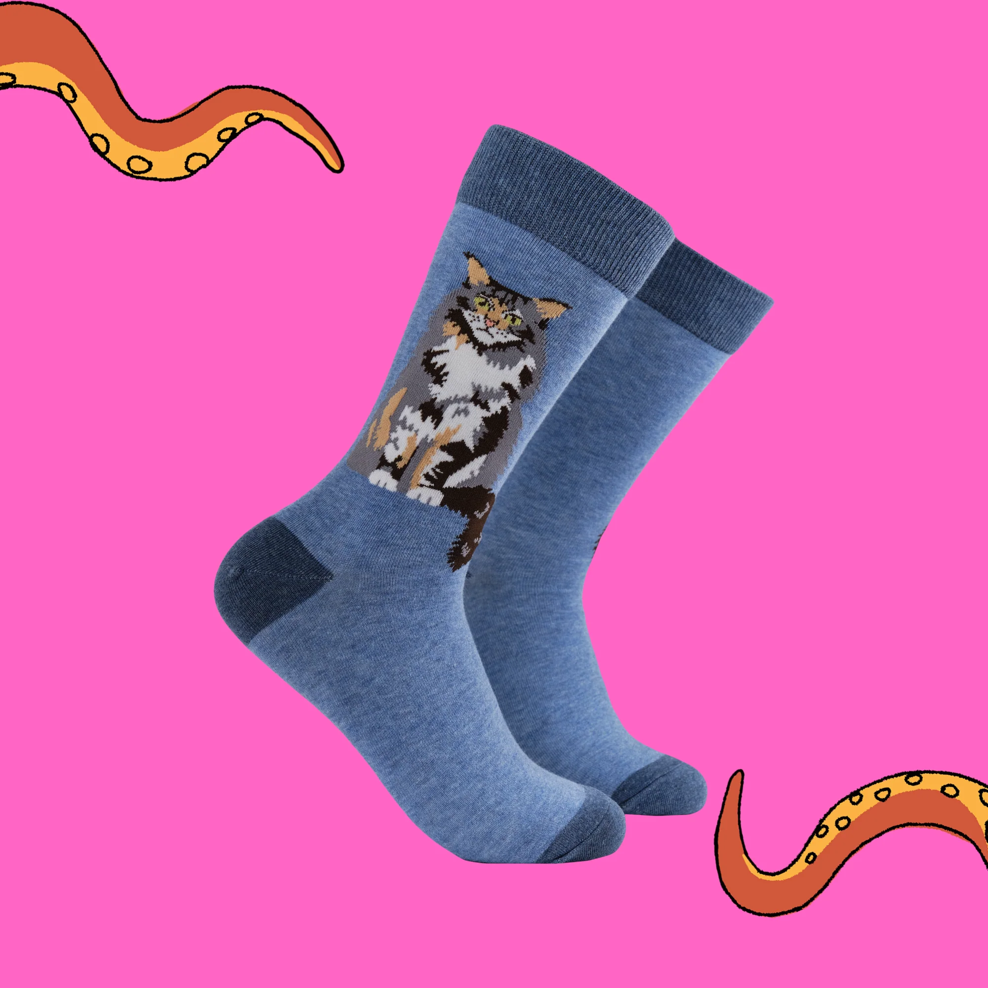 Cat Socks - Maine Coon Energy - Image 2