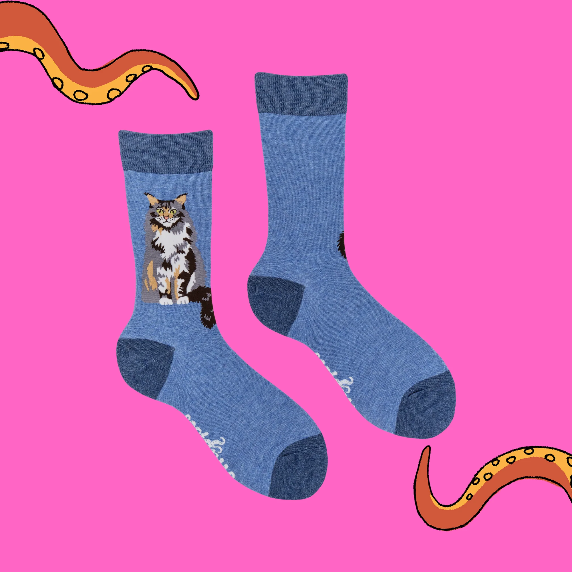 Cat Socks - Maine Coon Energy - Image 3