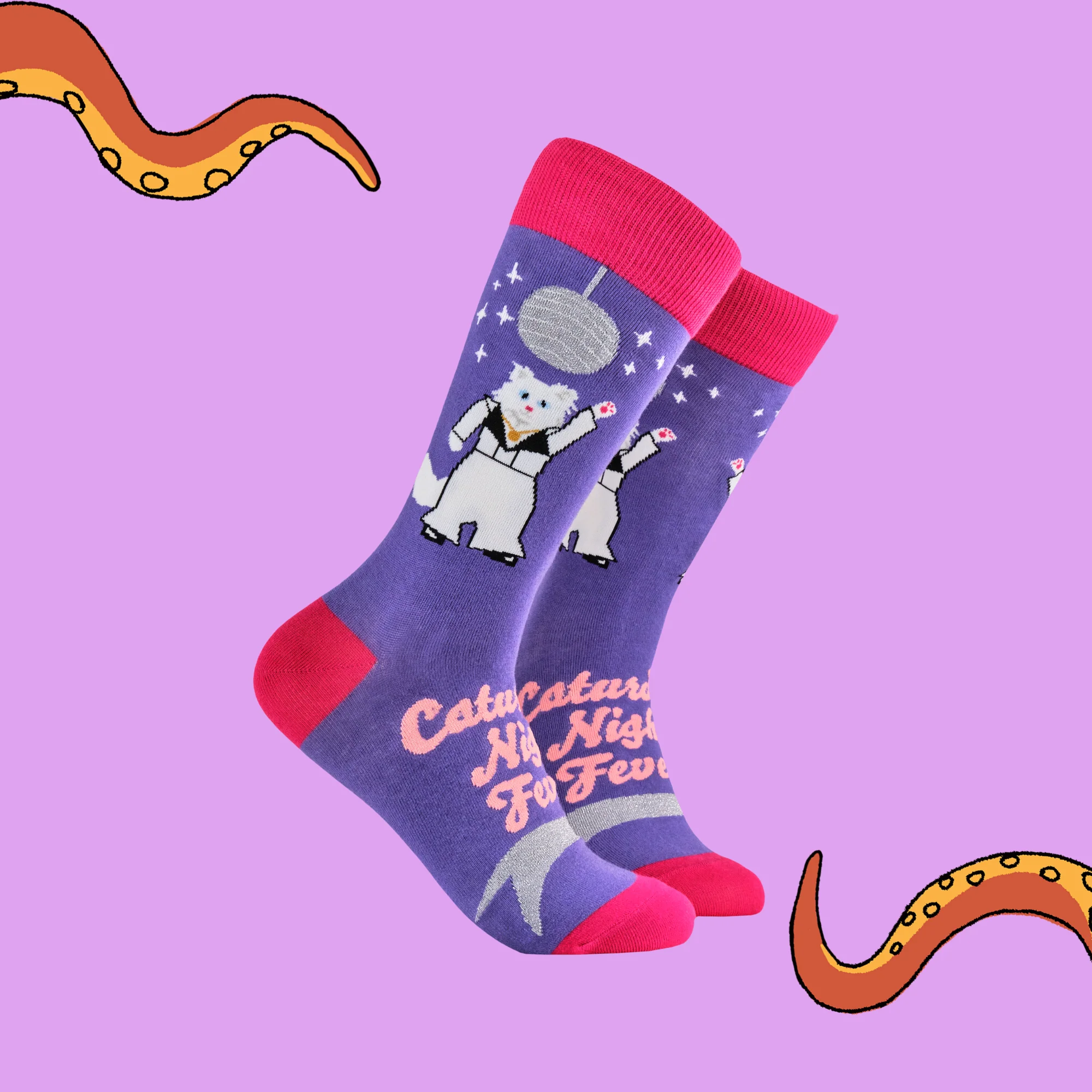 Cat Socks - Caturday Night Fever - Image 2