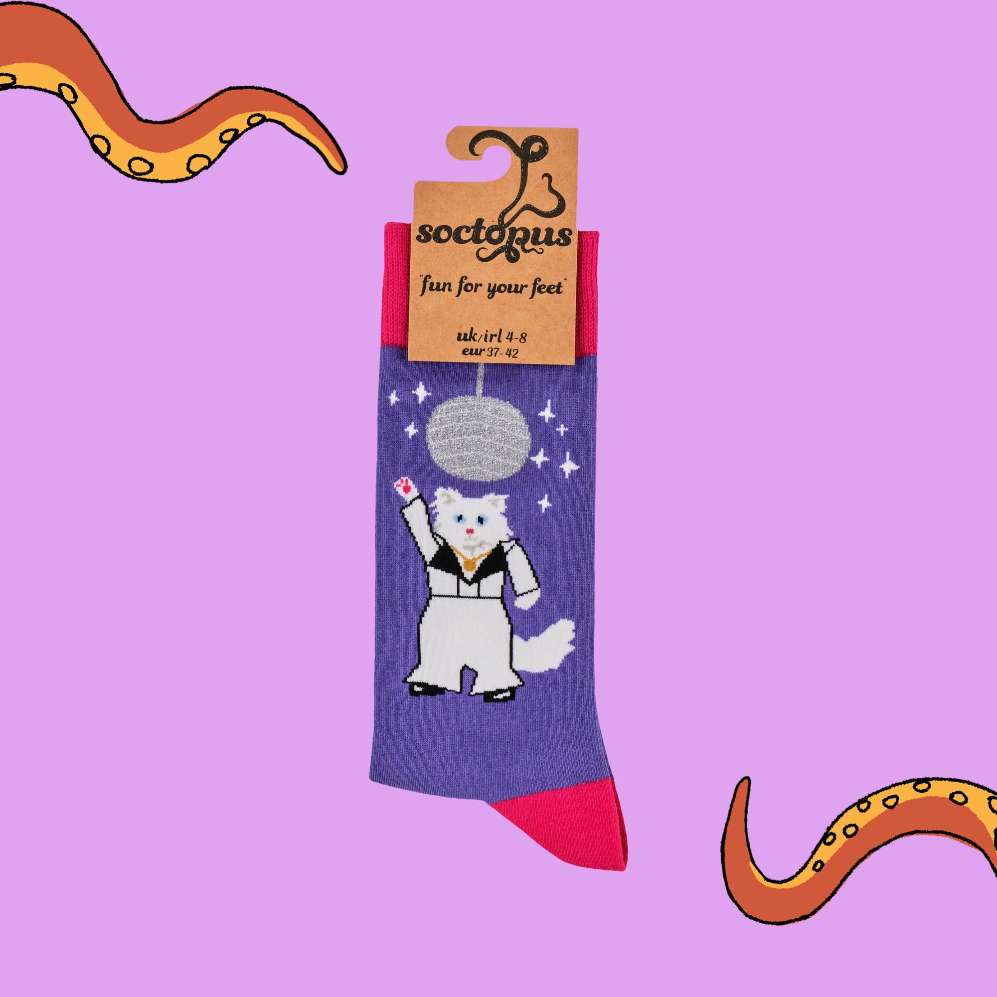 Cat Socks - Caturday Night Fever - Image 4