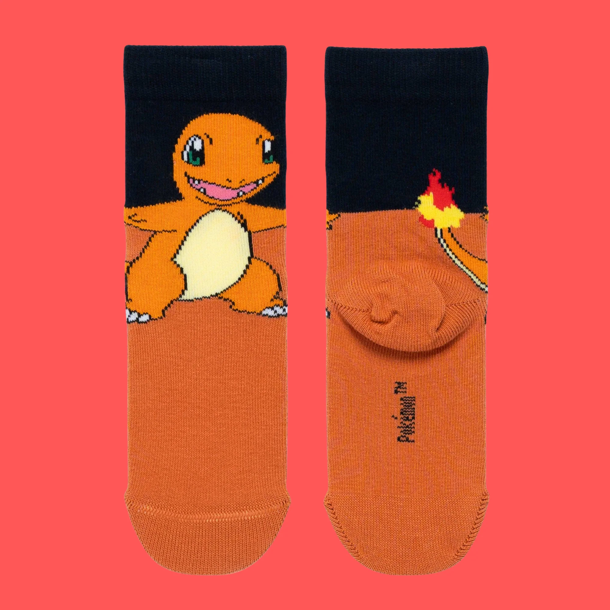 Charmander Pokémon Kids' Navy Socks - Image 2