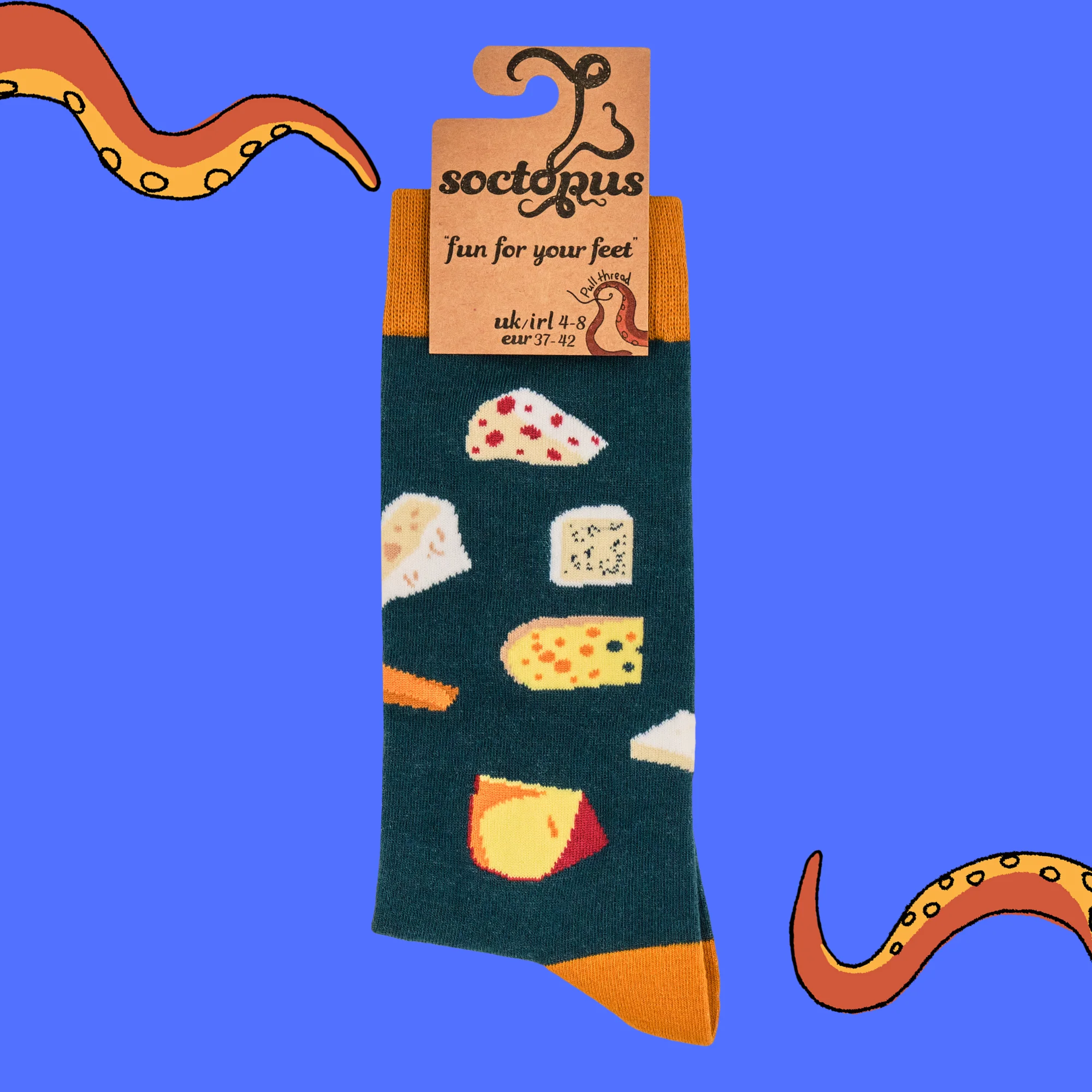 Cheese Socks - Cheesy Feet - Image 4
