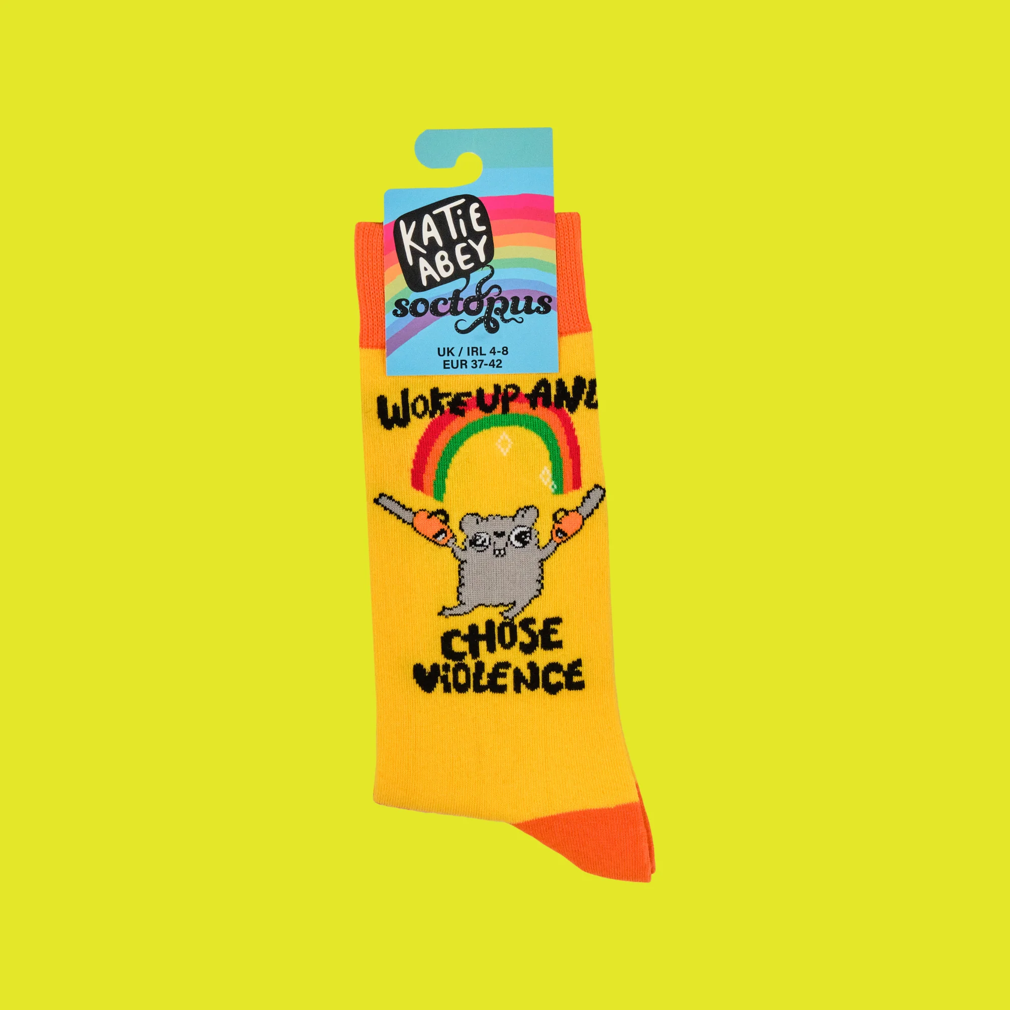 Chose Violence Socks - Socktopus X Katie Abey - Image 5