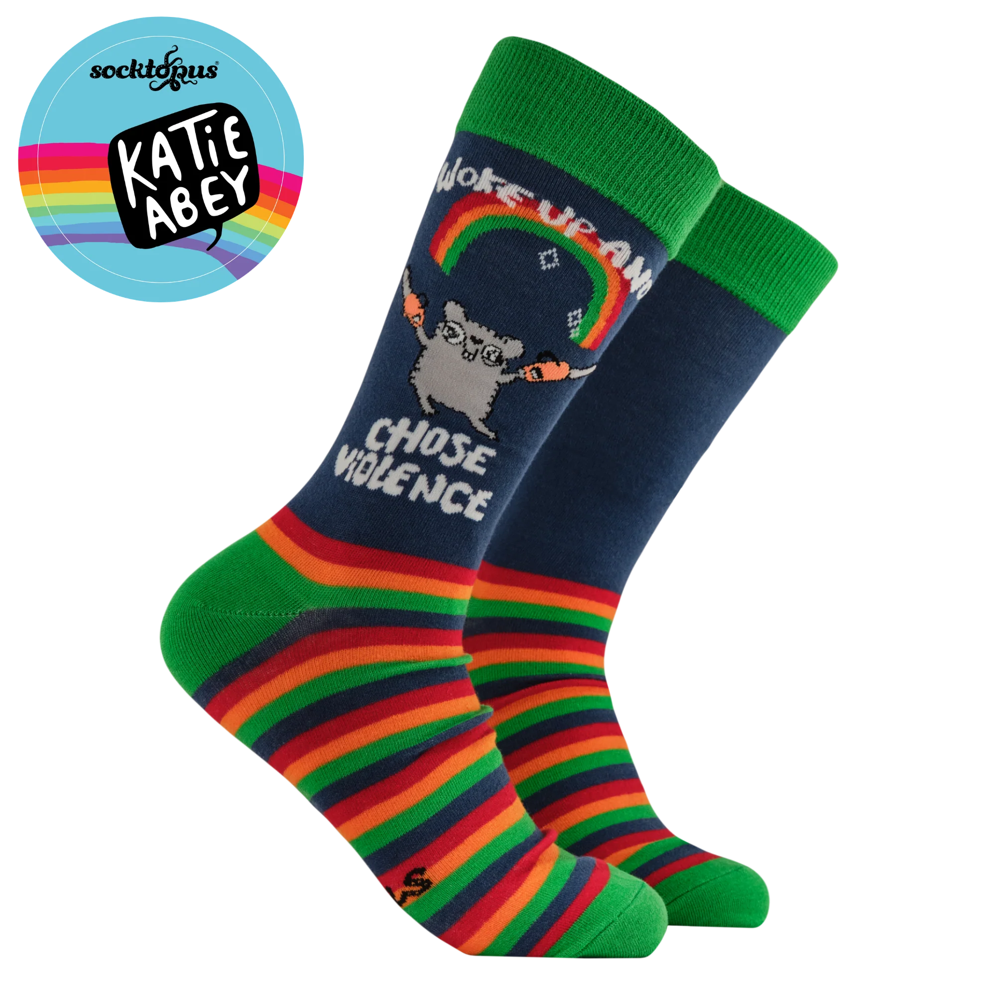 Chose Violence Socks - Socktopus X Katie Abey - Image 8