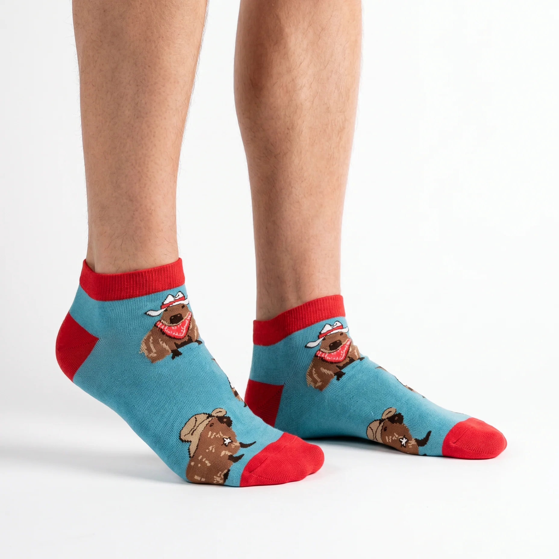 Cowboy Capybara Trainer Socks - Image 3