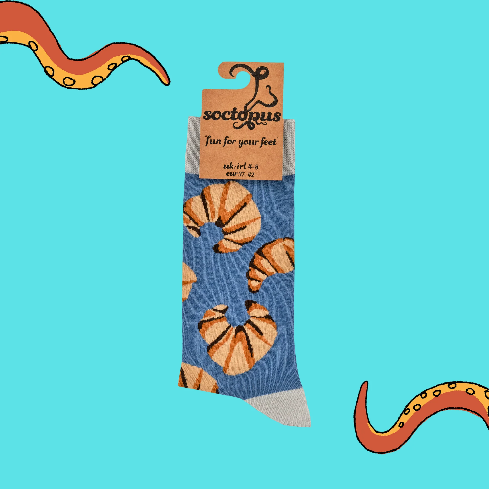 Sweet Treat Socks - Croissants - Image 4