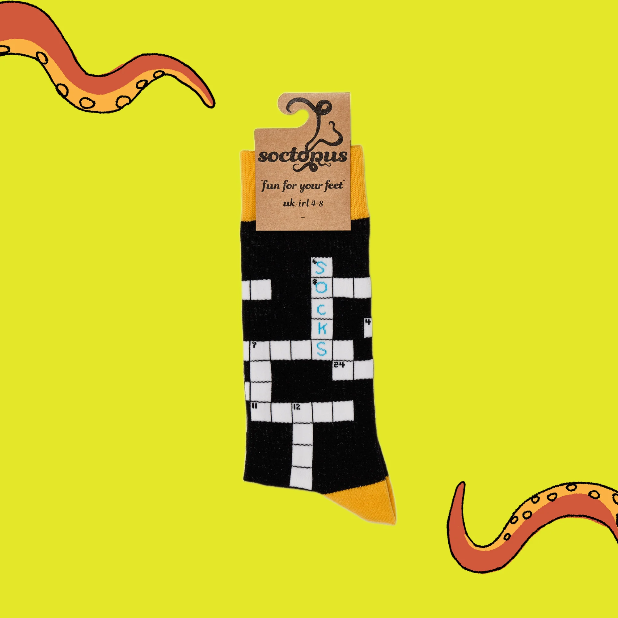 Crossword Socks - Image 4