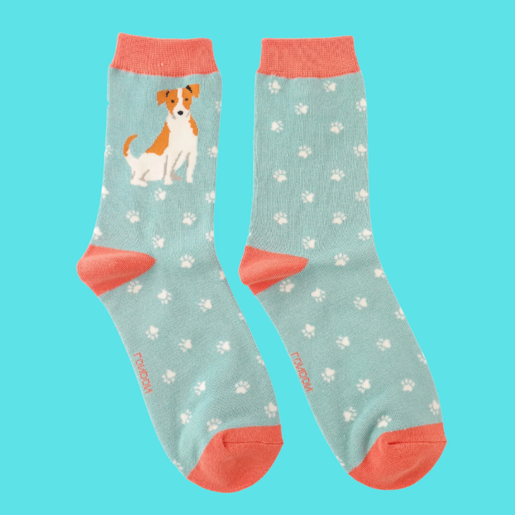 Bamboo Socks - Cute Jack Russells - Miss Sparrow - Image 4