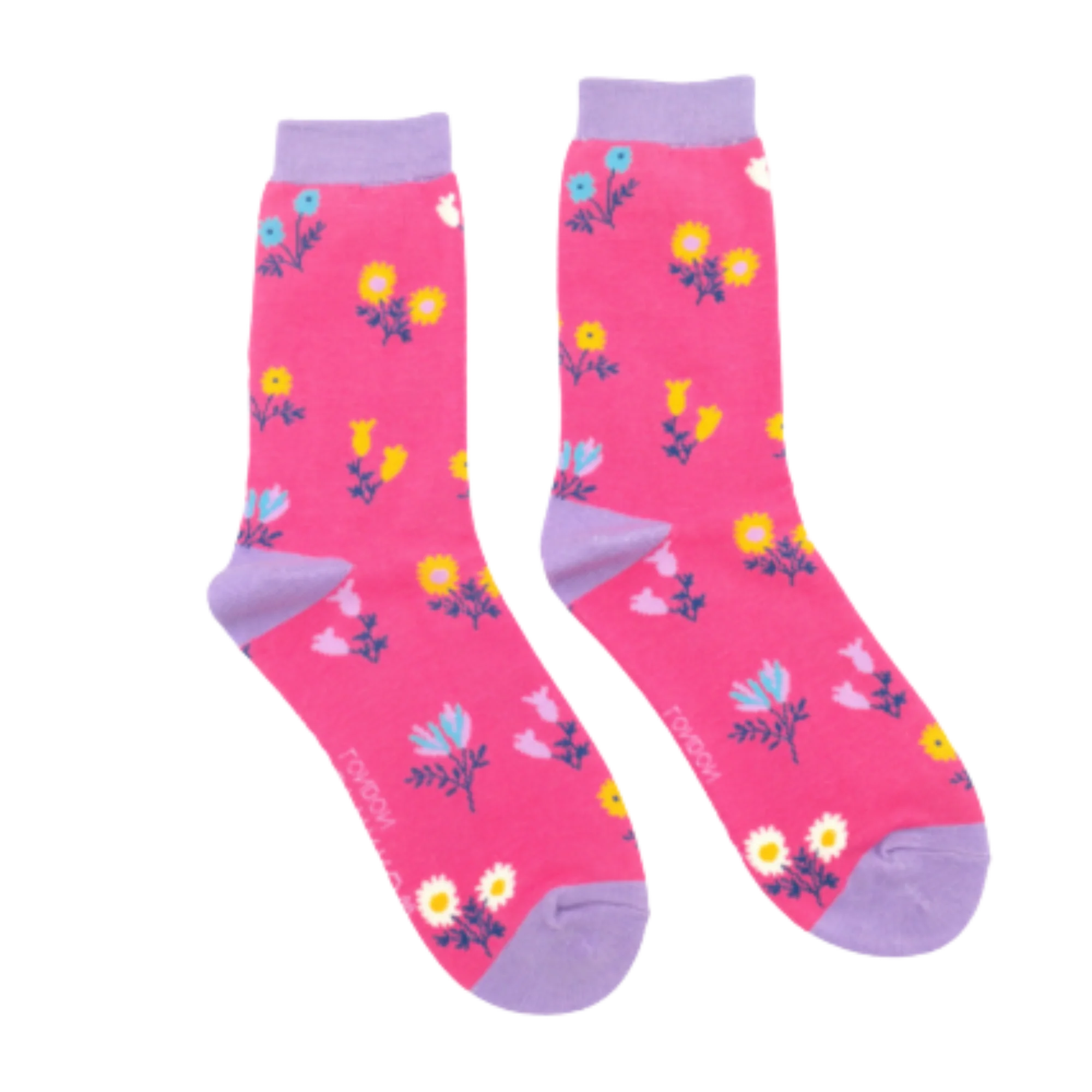 Dainty Floral Bamboo Socks - Miss Sparrow - Image 5