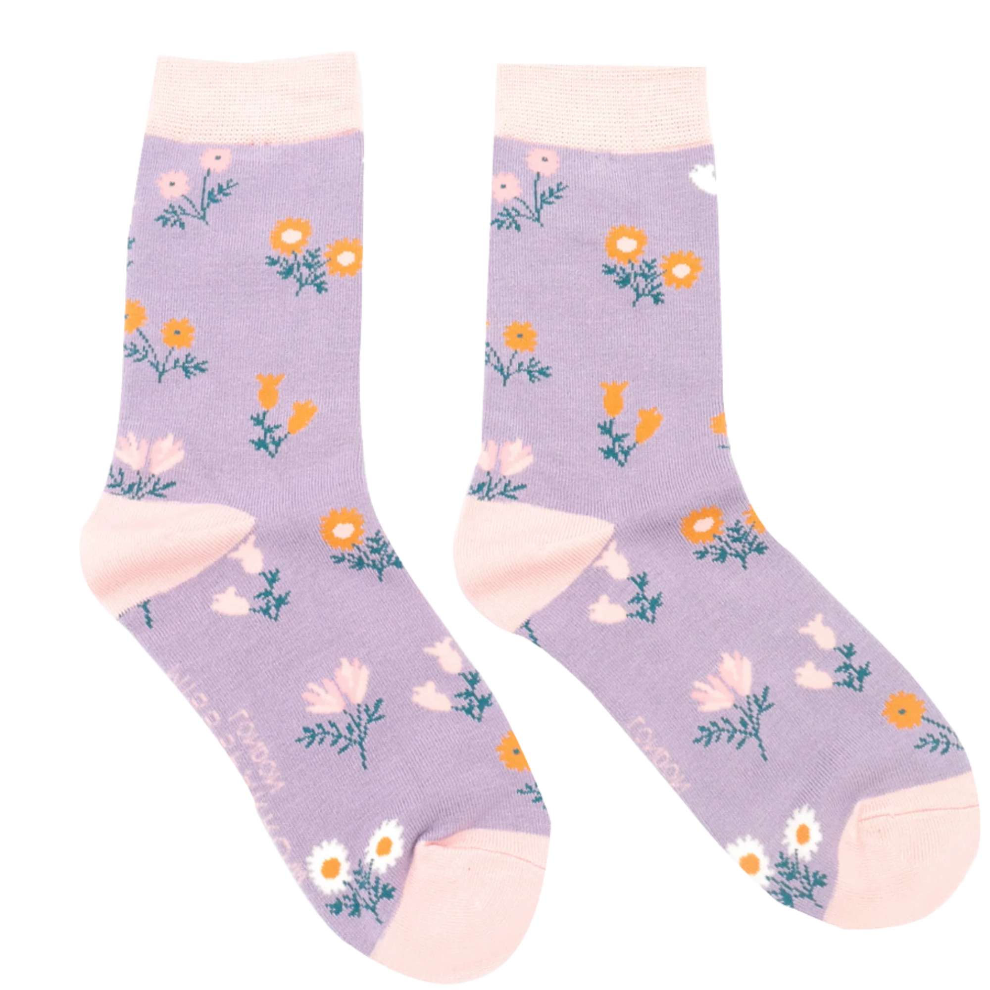 Dainty Floral Bamboo Socks - Miss Sparrow - Image 6