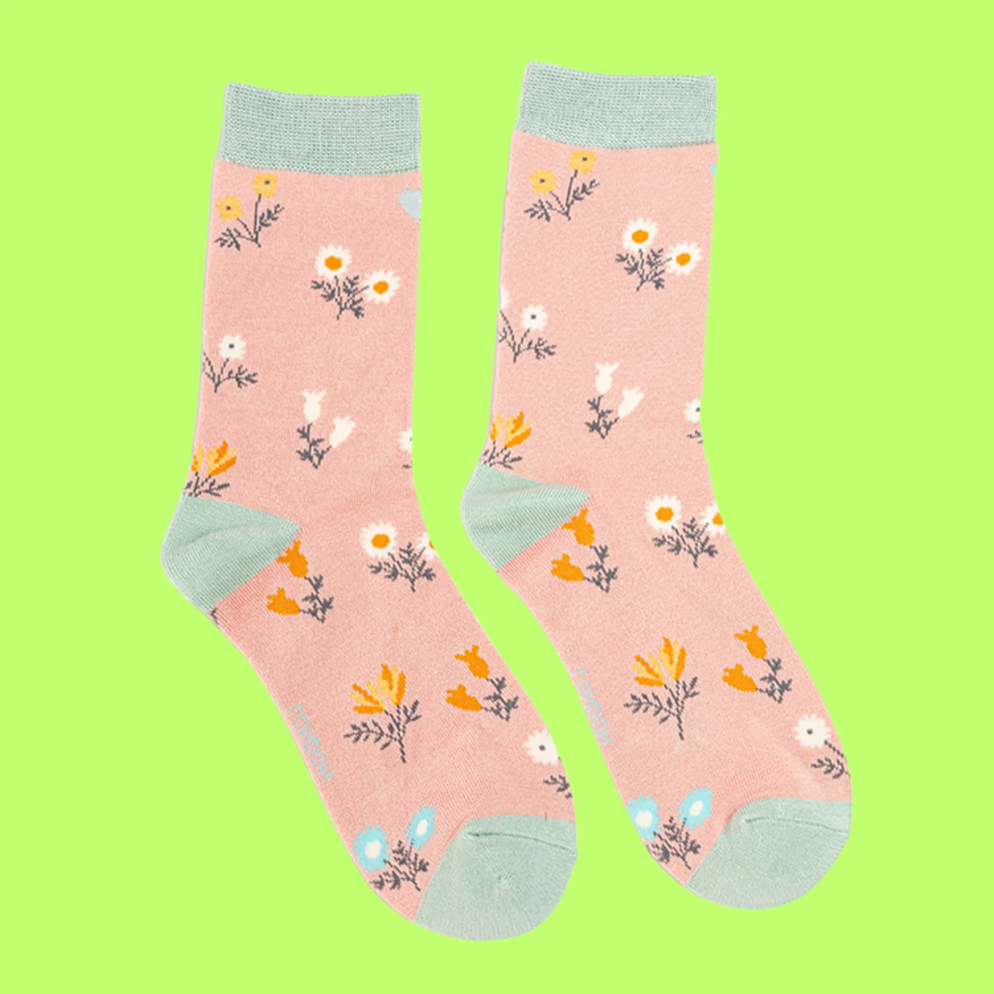 Dainty Floral Bamboo Socks - Miss Sparrow - Image 7