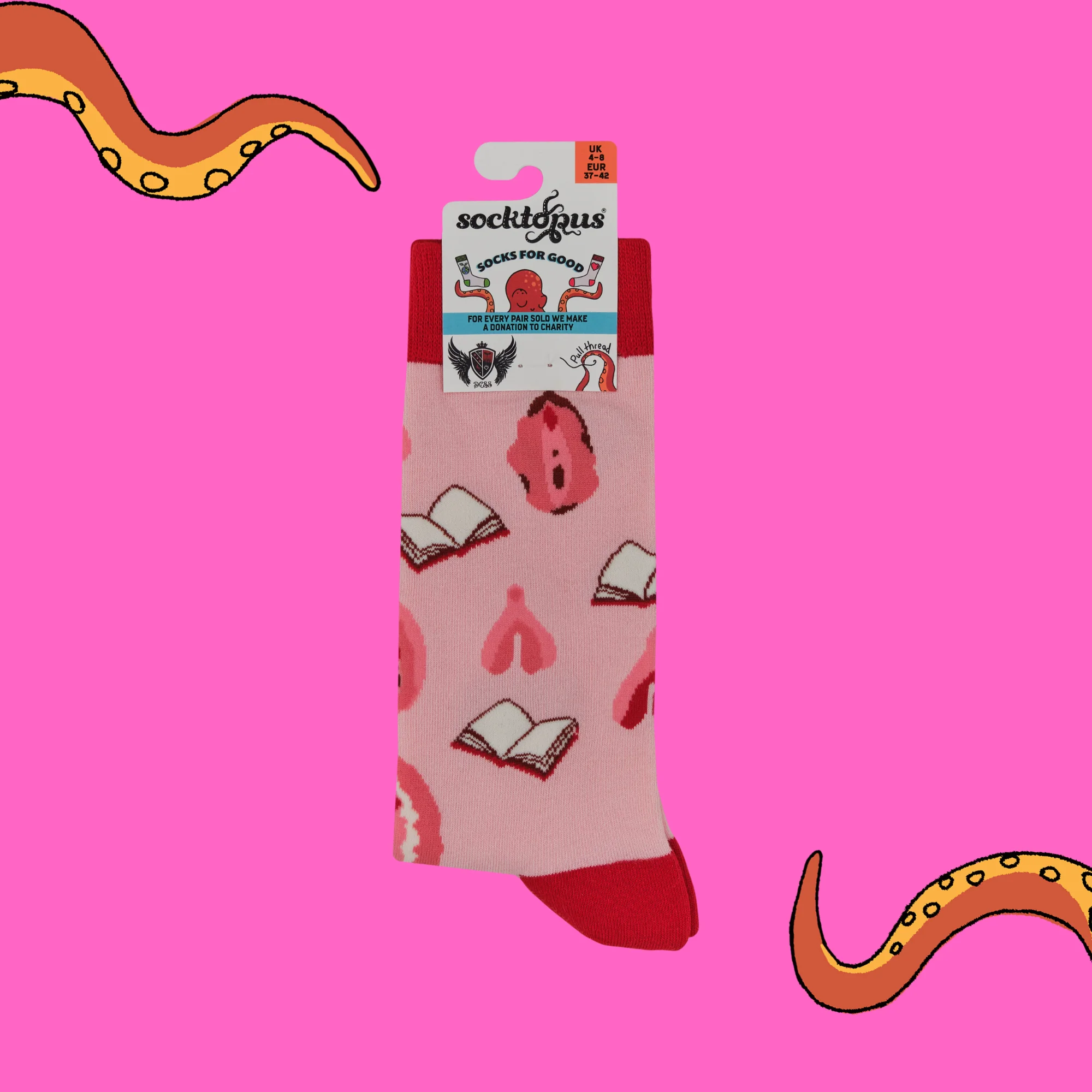 Darwin College Smut Society - Cliterature Socks - Image 4